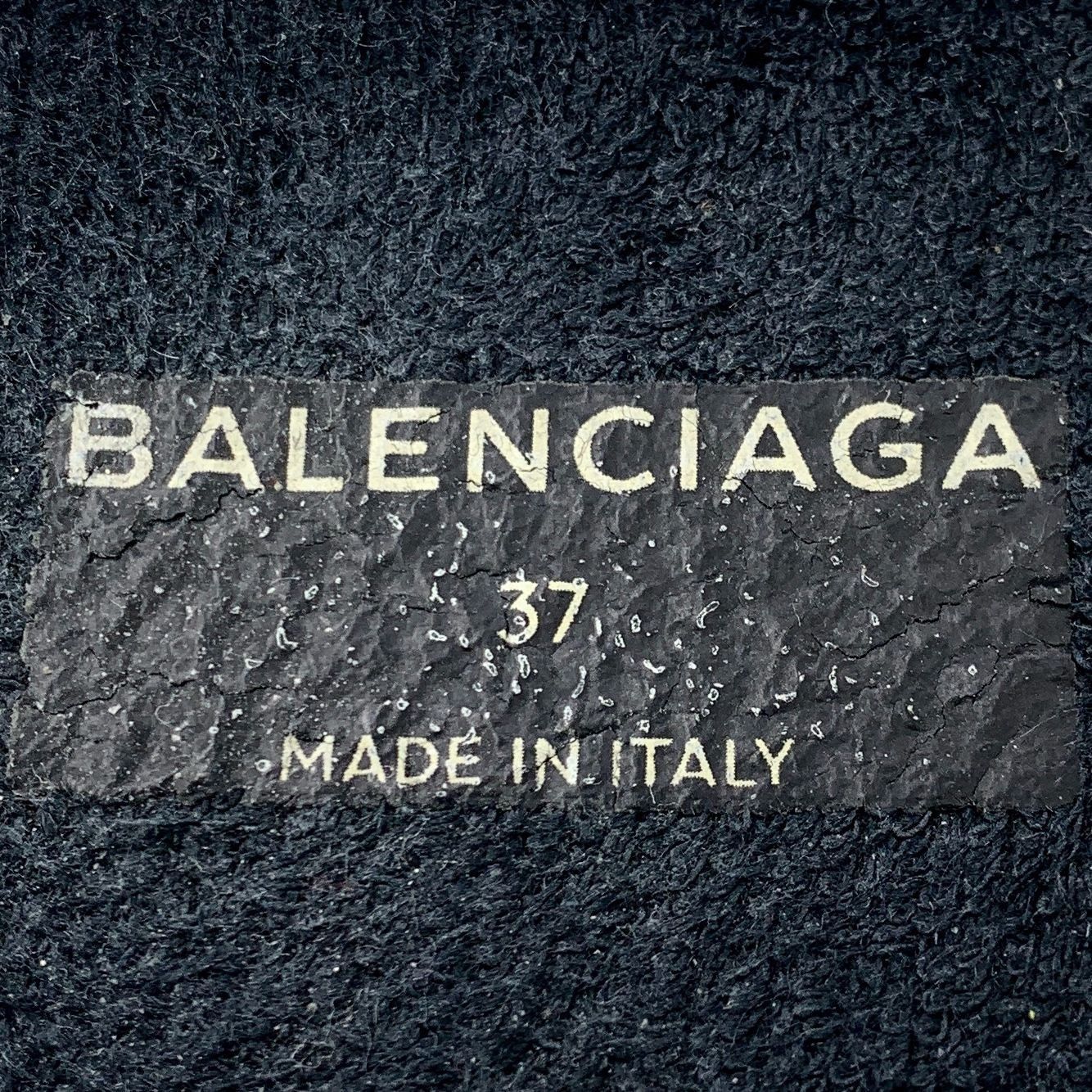 Balenciaga Balenciaga Black Logo Letter Print Chunky Sock Sneakers (Siz Size US 7 / IT 37 - 2 Thumbnail