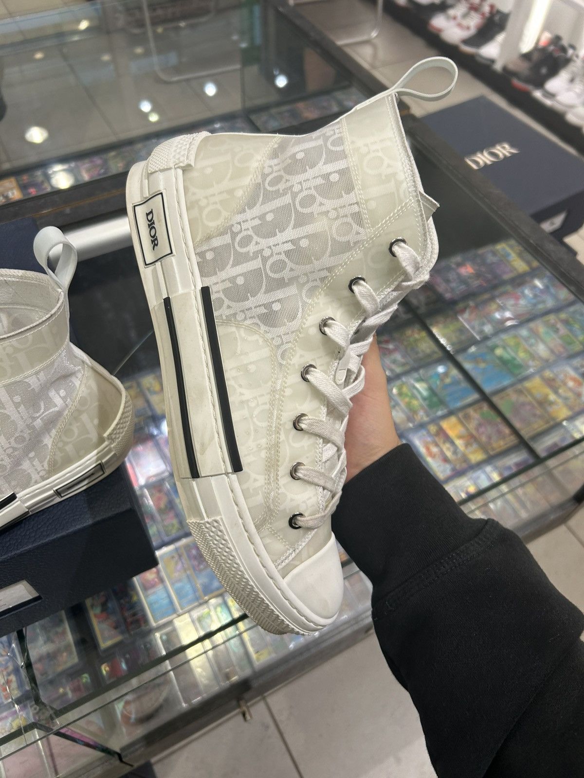 Dior Dior b23 High white oblique Size US 10 / EU 43 - 6 Thumbnail