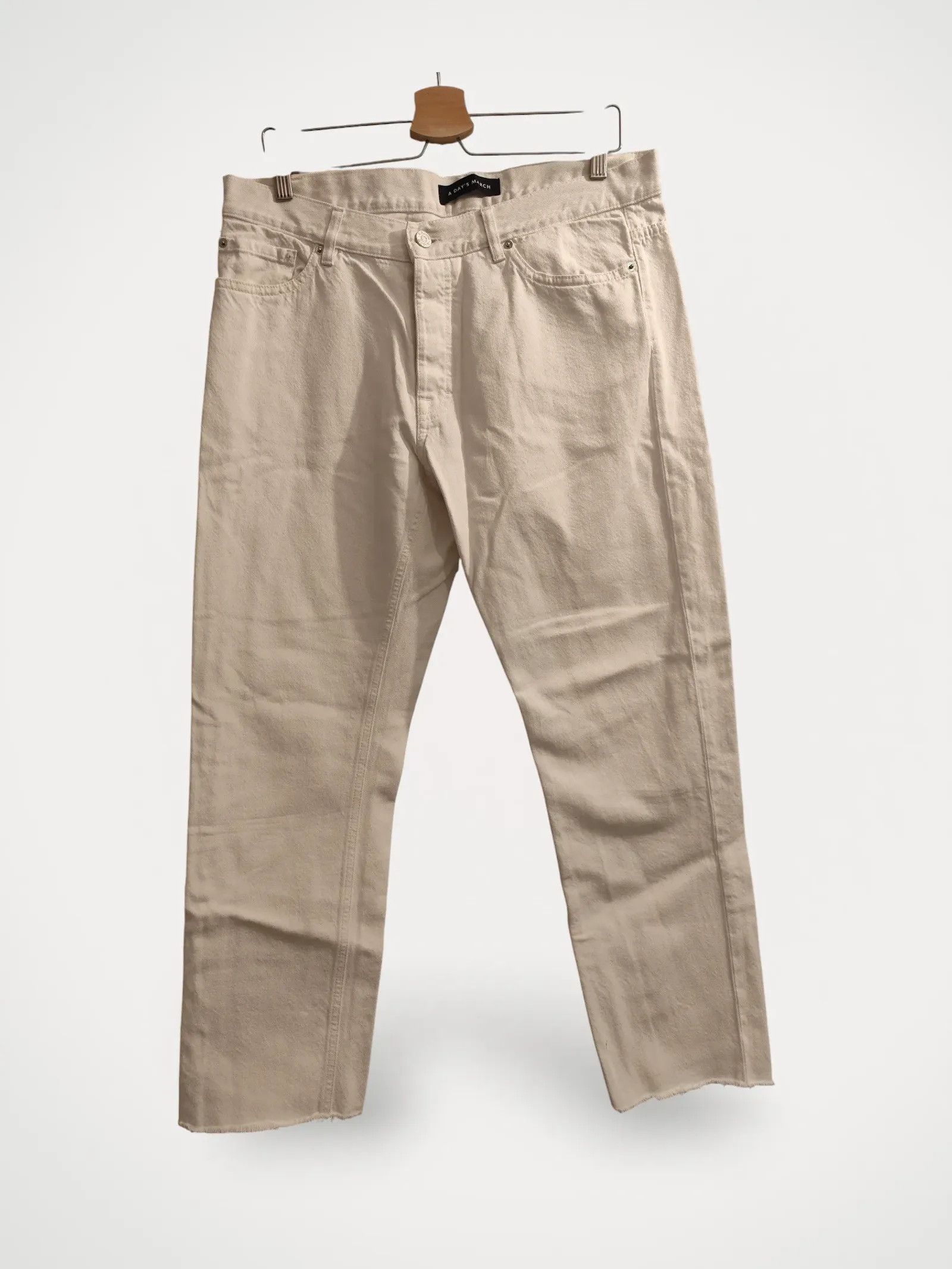 A Day's March A Day's March Denim No.2 Off white Jeans Size US 32 / EU 48 - 1 Thumbnail