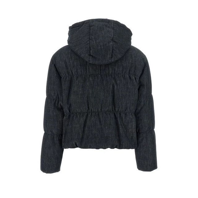 Brunello Cucinelli BRUNELLO CUCINELLI $5500 Cotton Denim Down Jacket New & Auth Size XS / US 0-2 / IT 36-38 - 2 Thumbnail