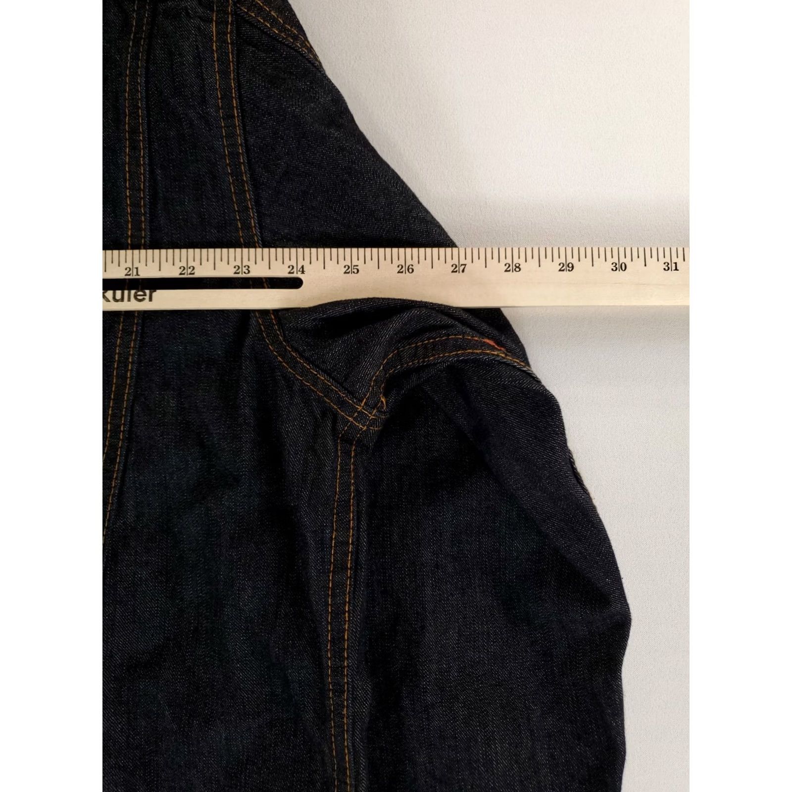 Sean John Sean Jean Denim Jacket Dark Wash Button Up Mens XL Blue Jeans Jacket Size US 36 / EU 52 - 5 Thumbnail