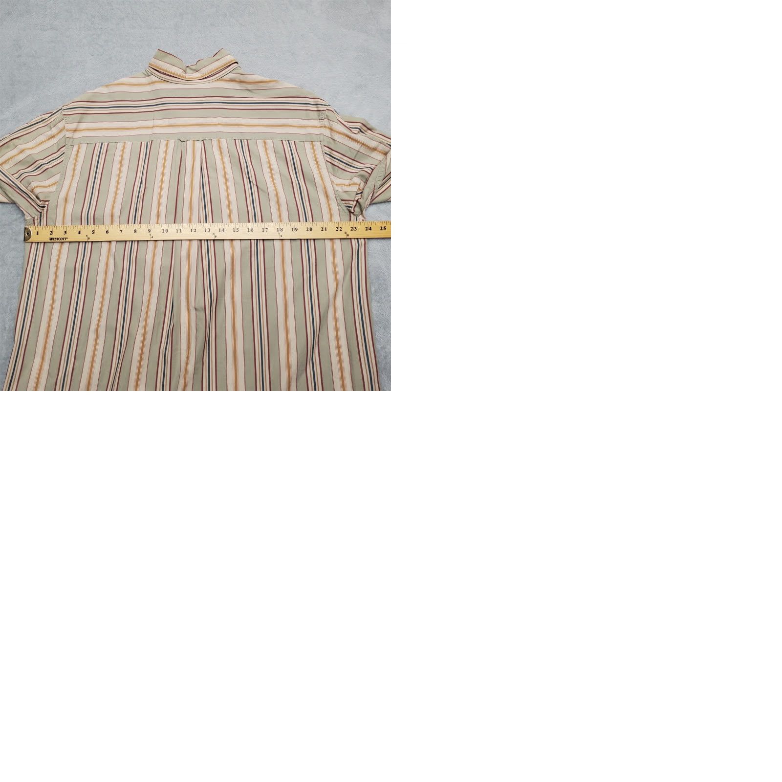 Lucky Brand Vintage Lucky Brand Mens Shirt XL Green Striped Long Sleeve Button-Down Shirt Size US XL / EU 56 / 4 - 9 Thumbnail