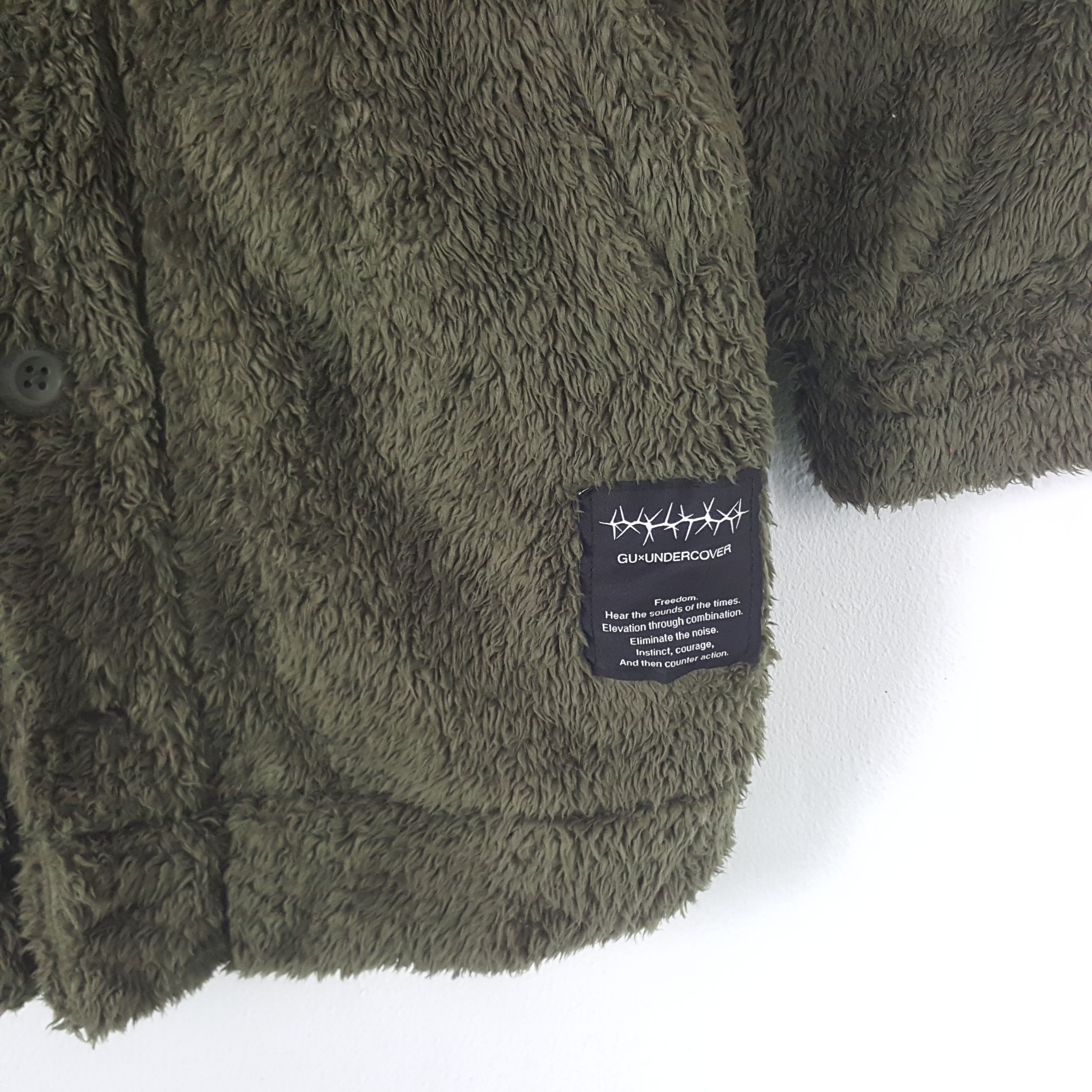 GU × Japanese Brand × Vintage Vintage Undercover x GU Custom Art U Fleece Jacket Size US M / EU 48-50 / 2 - 4 Thumbnail