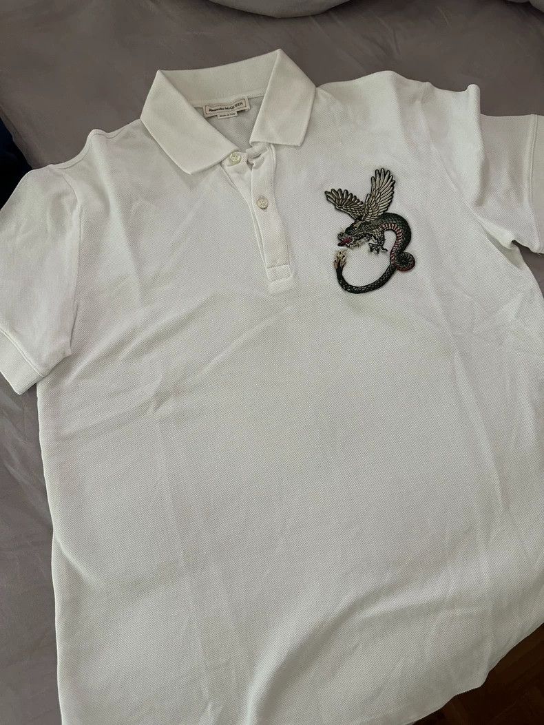 Alexander McQueen Alexander McQUEEN White embroidered short sleeved shirt 250 Size US S / EU 44-46 / 1 - 2 Thumbnail