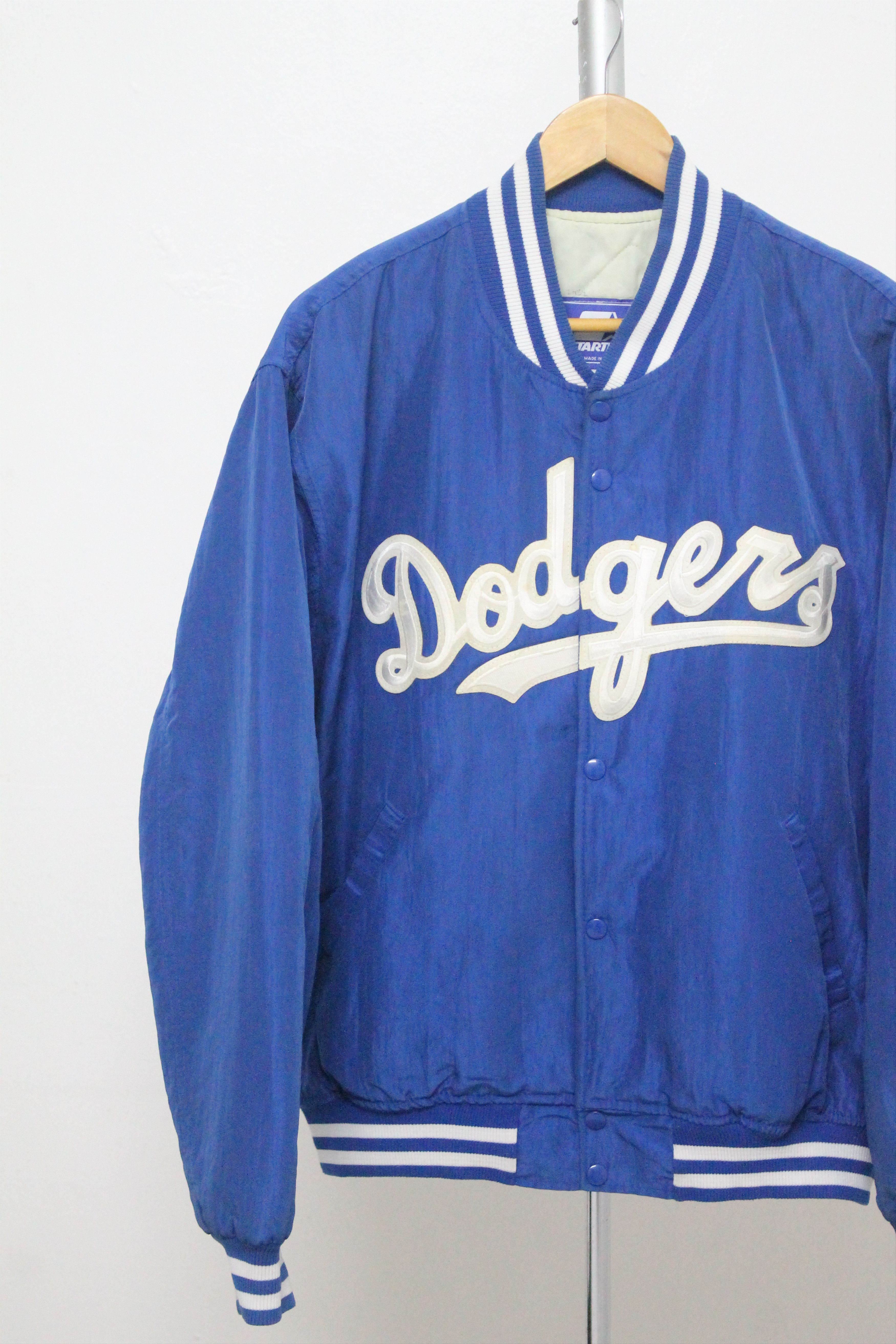 MLB Vintage LA DODGERS Varsity Jacket Made in USA. Size US L / EU 52-54 / 3 - 5 Thumbnail
