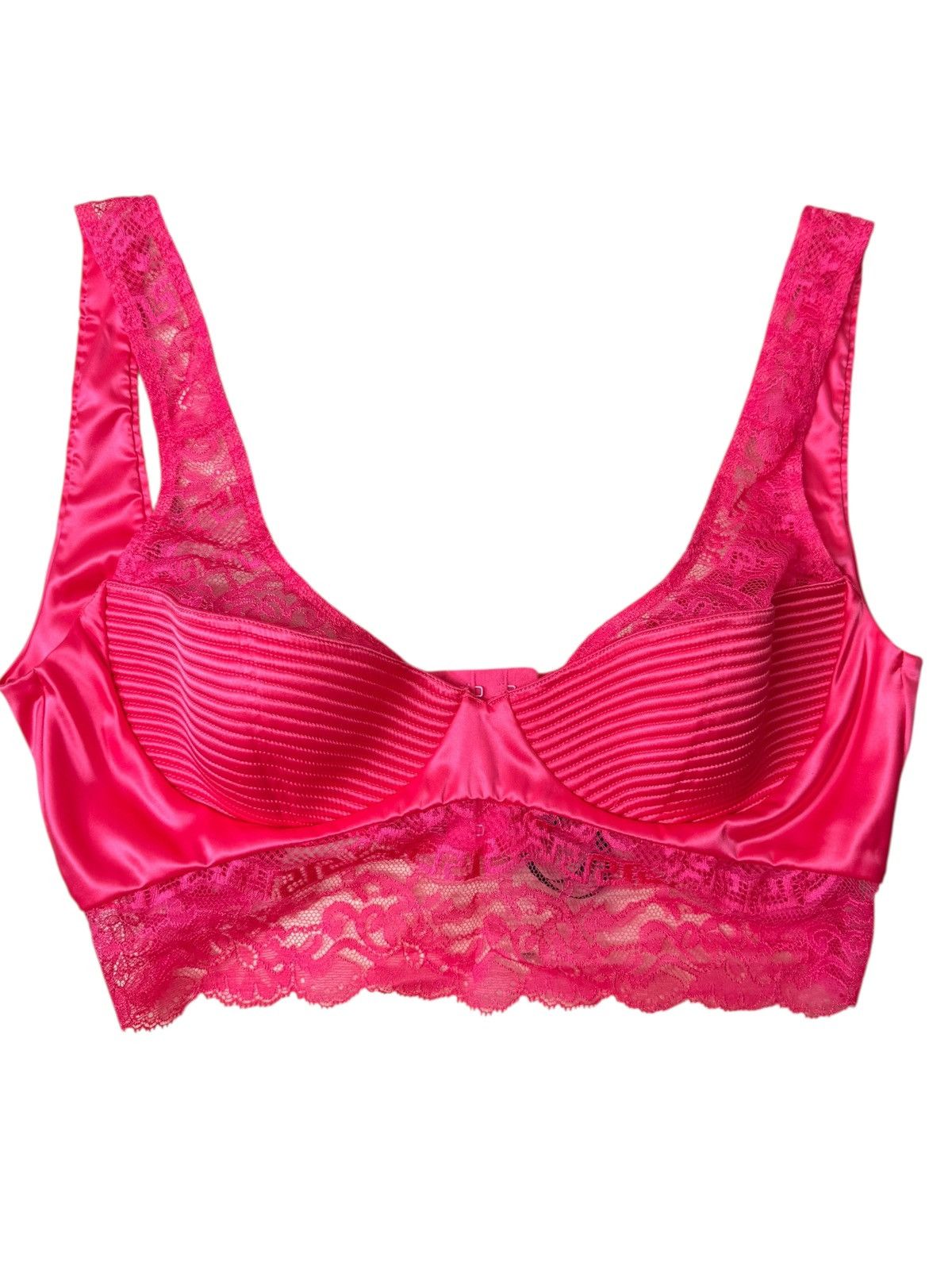 Versace Versace Pink Satin & Lace Bra Made in Italy Size M / US 6-8 / IT 42-44 - 1 Thumbnail