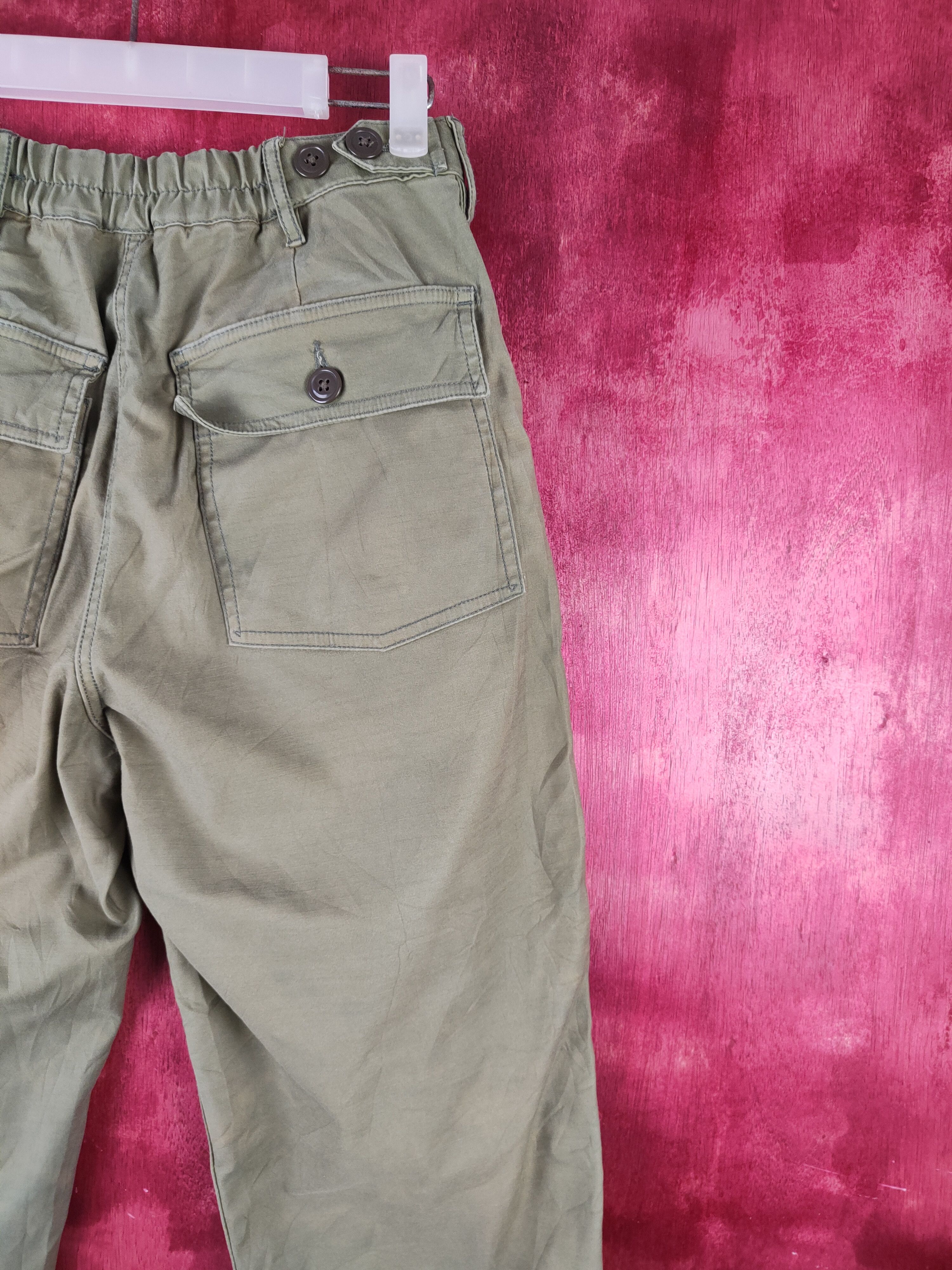 Coen Olive Women Trousers Bush Pants N#S015