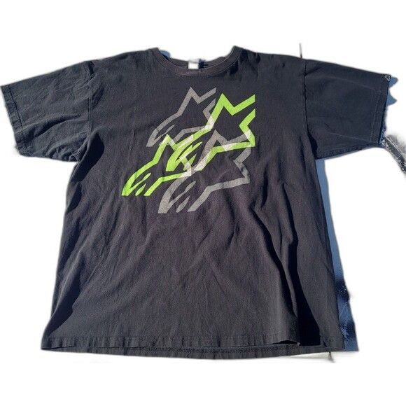 Alpinestars Vtg Alpinestars Motocross racing t-shirt y2k Punk Size US XL / EU 56 / 4 - 1 Thumbnail