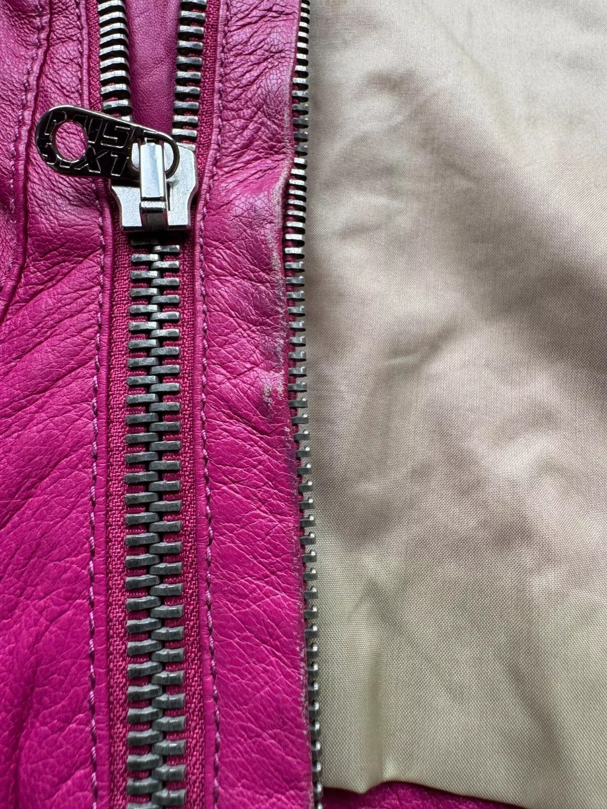 Miss Sixty Miss Sixty Vintage Leather Jacket (V207)(D10) Size M / US 6-8 / IT 42-44 - 4 Thumbnail