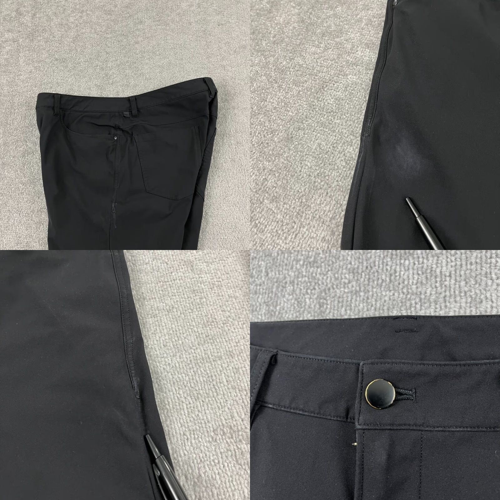 Lululemon LULULEMON Pants Mens 34 x 30 Black ABC Classic Fit Travel Golf Chino 5-Pockets Size US 34 / EU 50 - 8 Thumbnail