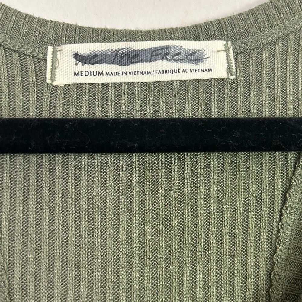 Free People Free People l Army Green Ribbed Tank Medium Size M / US 6-8 / IT 42-44 - 6 Thumbnail