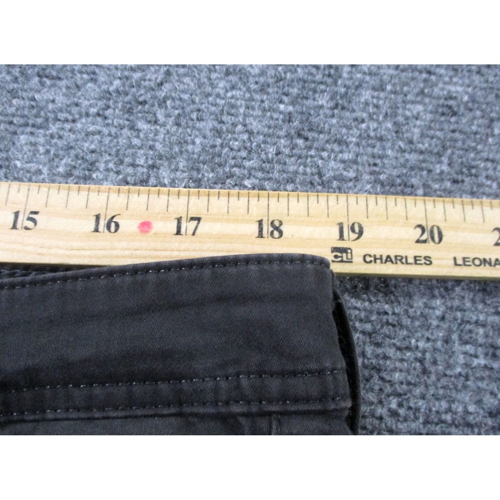 Denime AG Adriano Goldschmied Jeans Men's 36 X 34 Black Denim Straight 5-Pocket Stretch Regular Jeans Mens Black Size US 36 / EU 52 - 6 Thumbnail