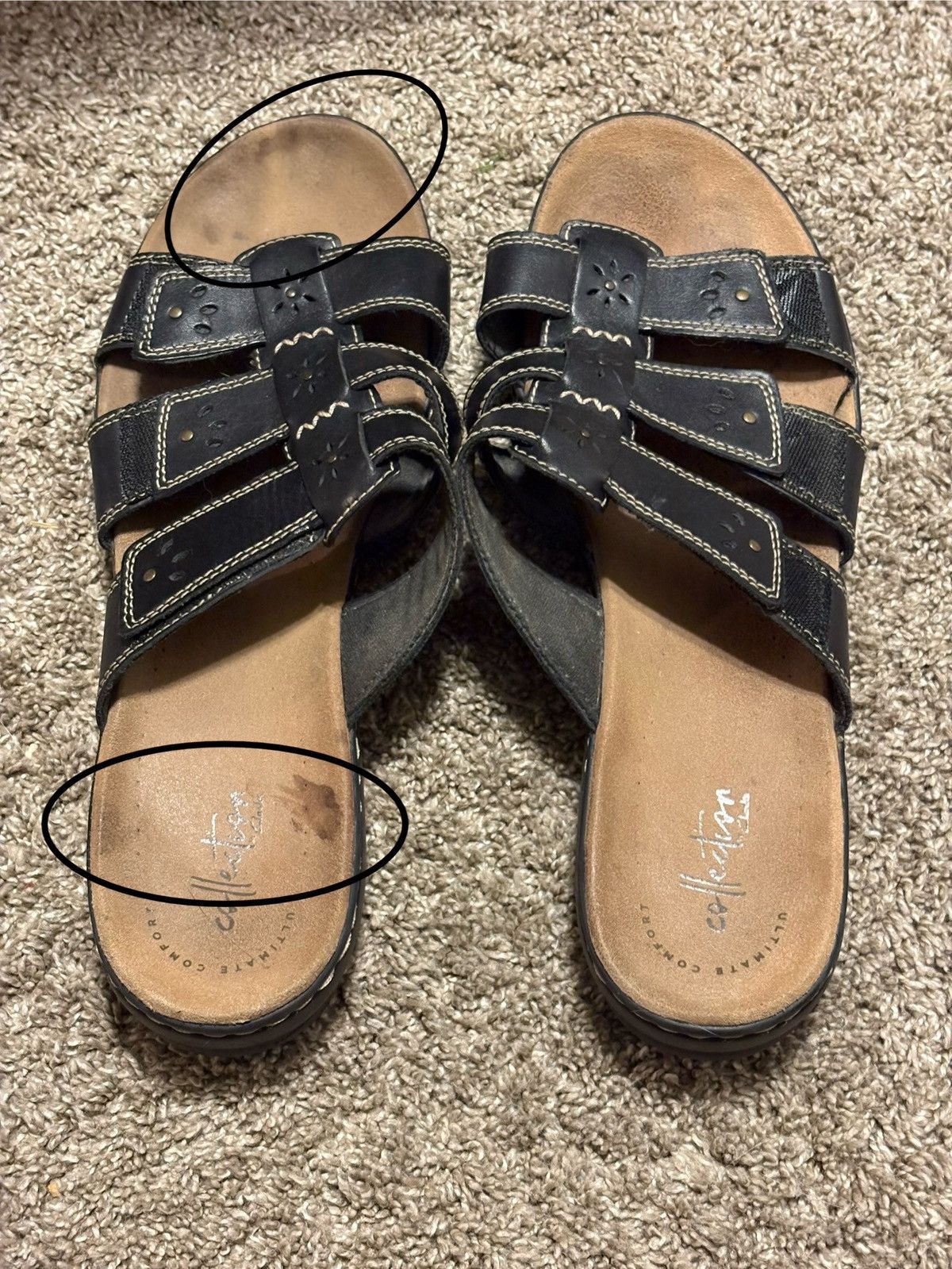 Clarks (Clarks) Leisa Spring Sandals: Size 11M(Wom) or 9.5(Men) Size US 11 / IT 41 - 7 Thumbnail