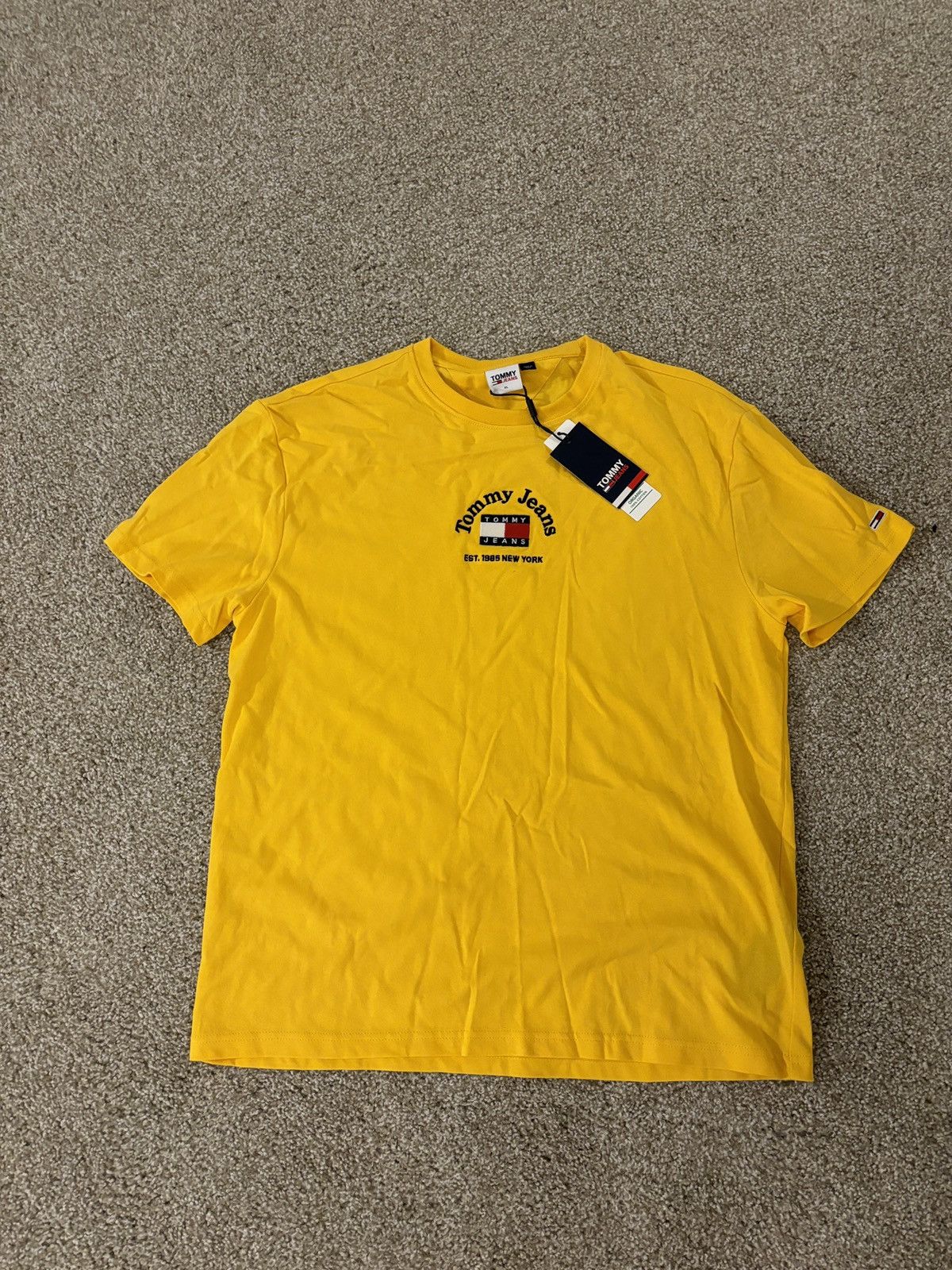 Tommy Hilfiger Yellow Tommy Hilfiger Shirt Size US XL / EU 56 / 4 - 1 Thumbnail