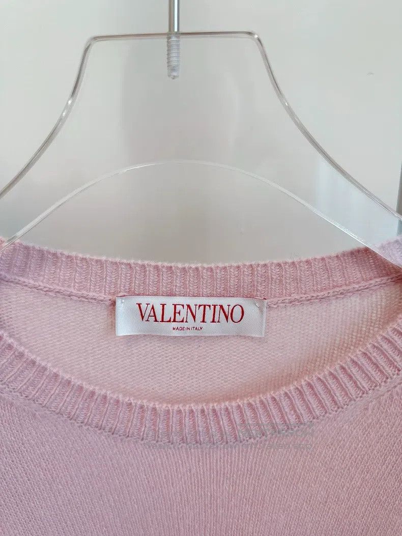 Valentino Valentino Pink feather sweater Size S / US 4 / IT 40 - 3 Thumbnail