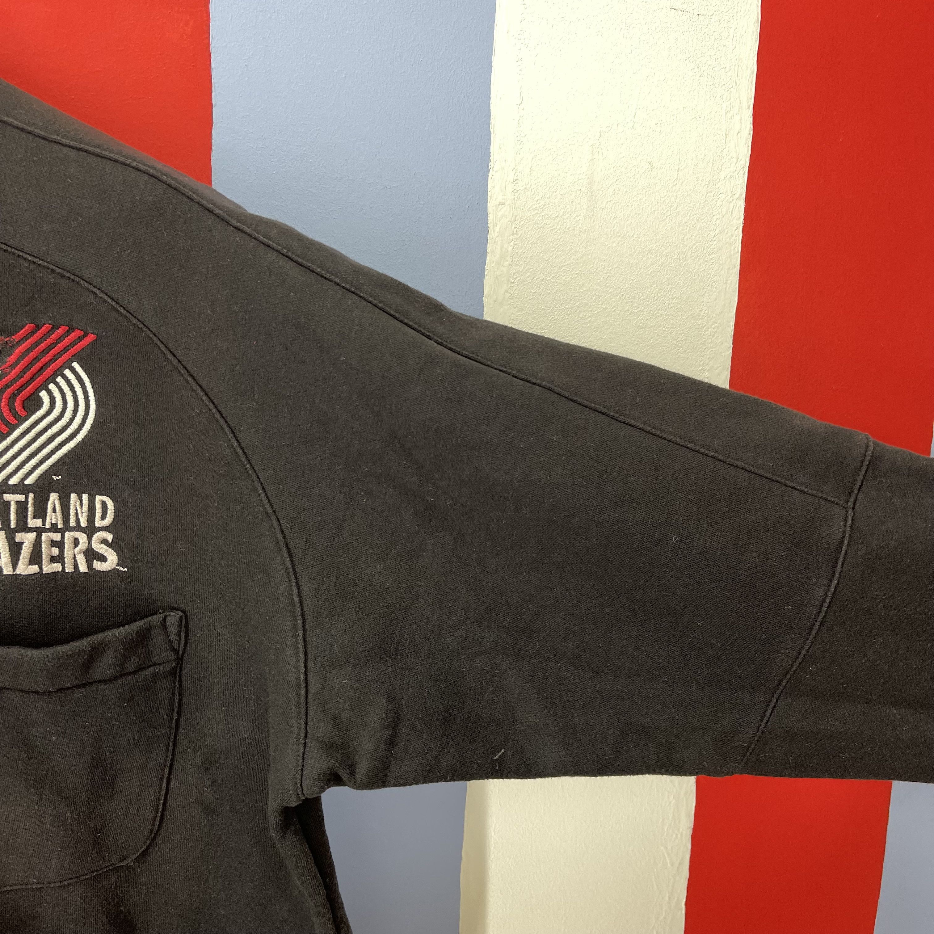 Vintage 90s Vintage PORTLAND BLAZERS Zipper Sweatshirt #1703/06 Size US L / EU 52-54 / 3 - 6 Thumbnail