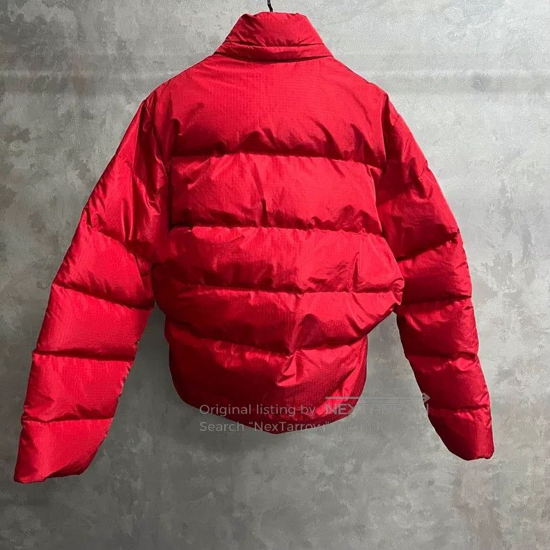 Balenciaga Balenciaga Red Solid Color Printed Logo Down Jacket Size US L / EU 52-54 / 3 - 5 Thumbnail