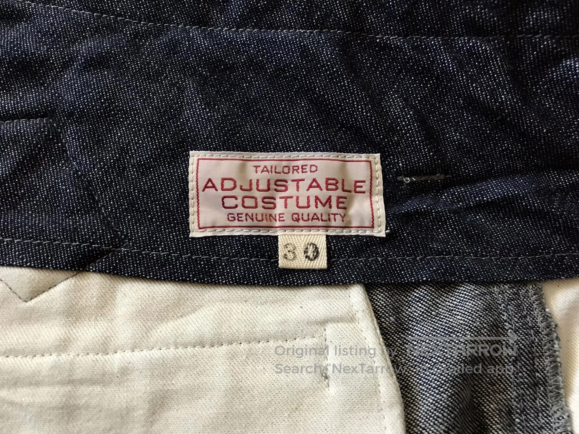Visvim Adjustable Loose Straight Denim Cargo Pants. Size US 30 / EU 46 - 9 Thumbnail