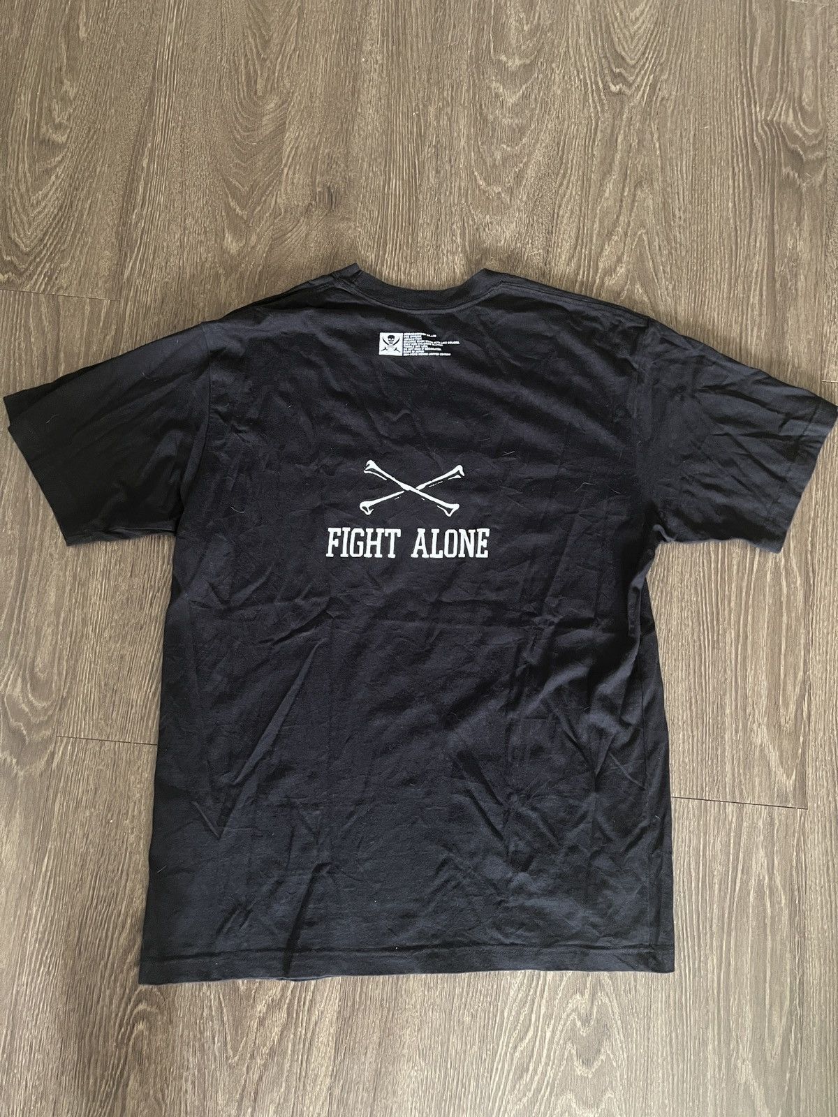 Neighborhood 2004 NEIGHBORHOOD FIGH ALONE TEE Size US M / EU 48-50 / 2 - 2 Thumbnail