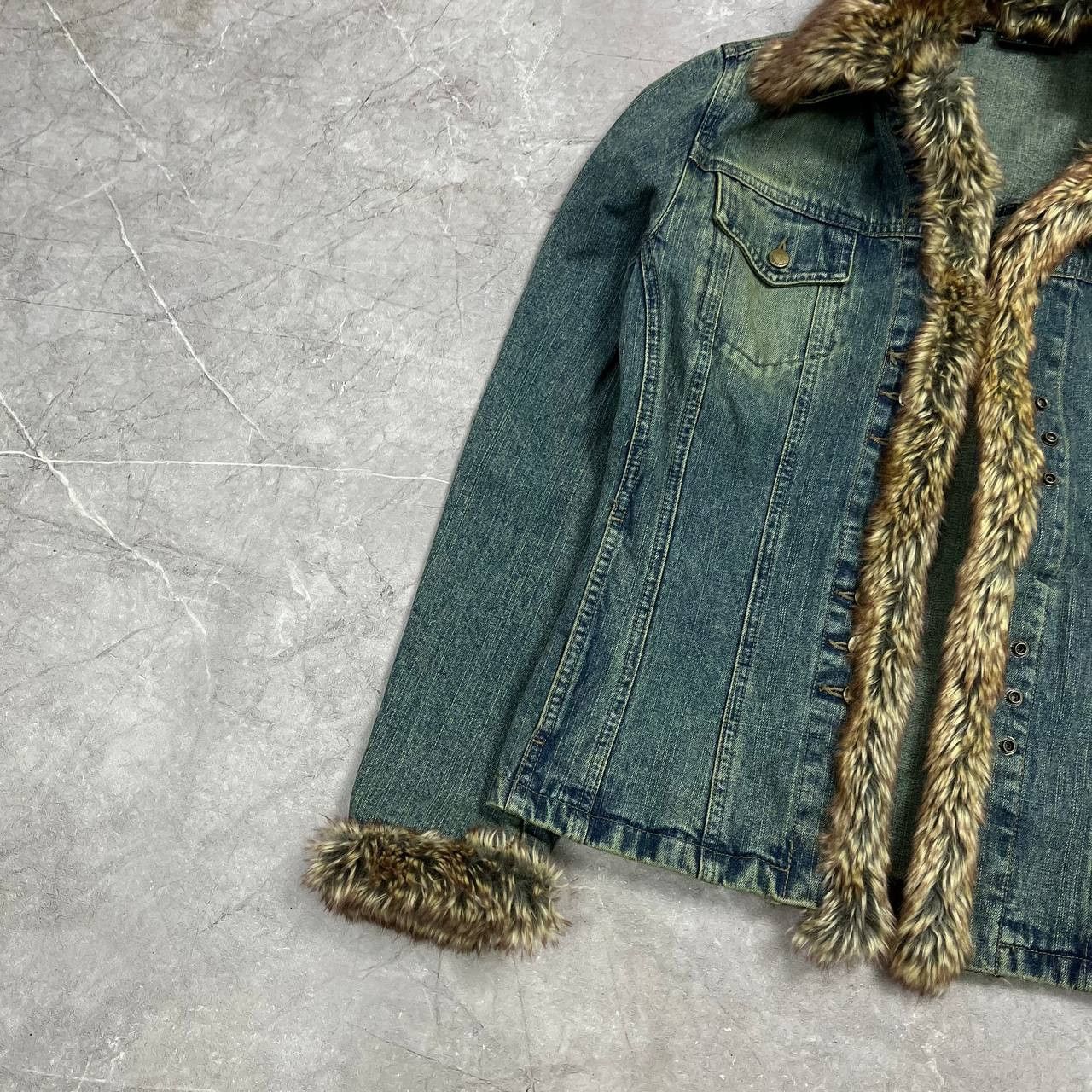 Japanese Brand Vintage Distressed If Six Was Nine Faix Fur Jacket Size S / US 4 / IT 40 - 18 Thumbnail