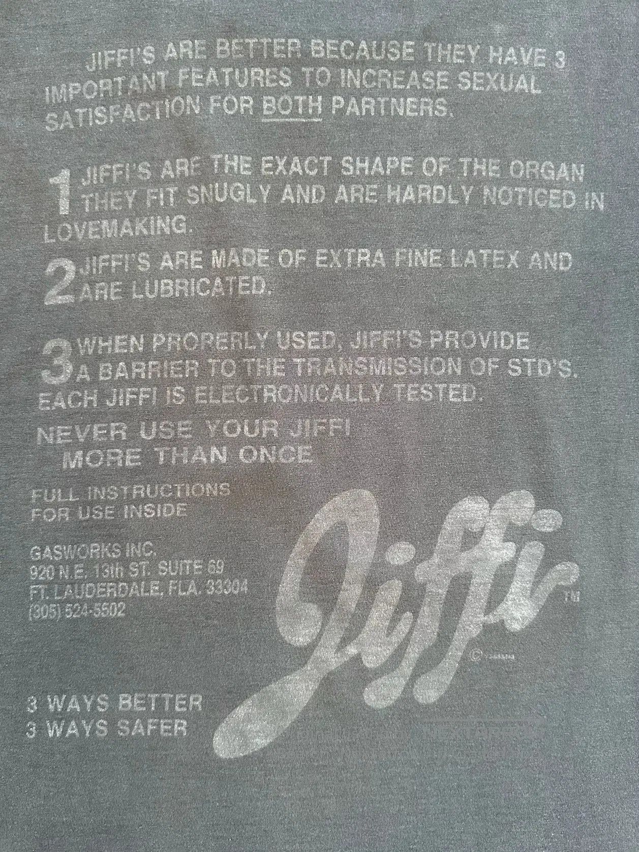 Vintage Vintage 90s Jiffi Fade Tee. Size US M / EU 48-50 / 2 - 6 Thumbnail