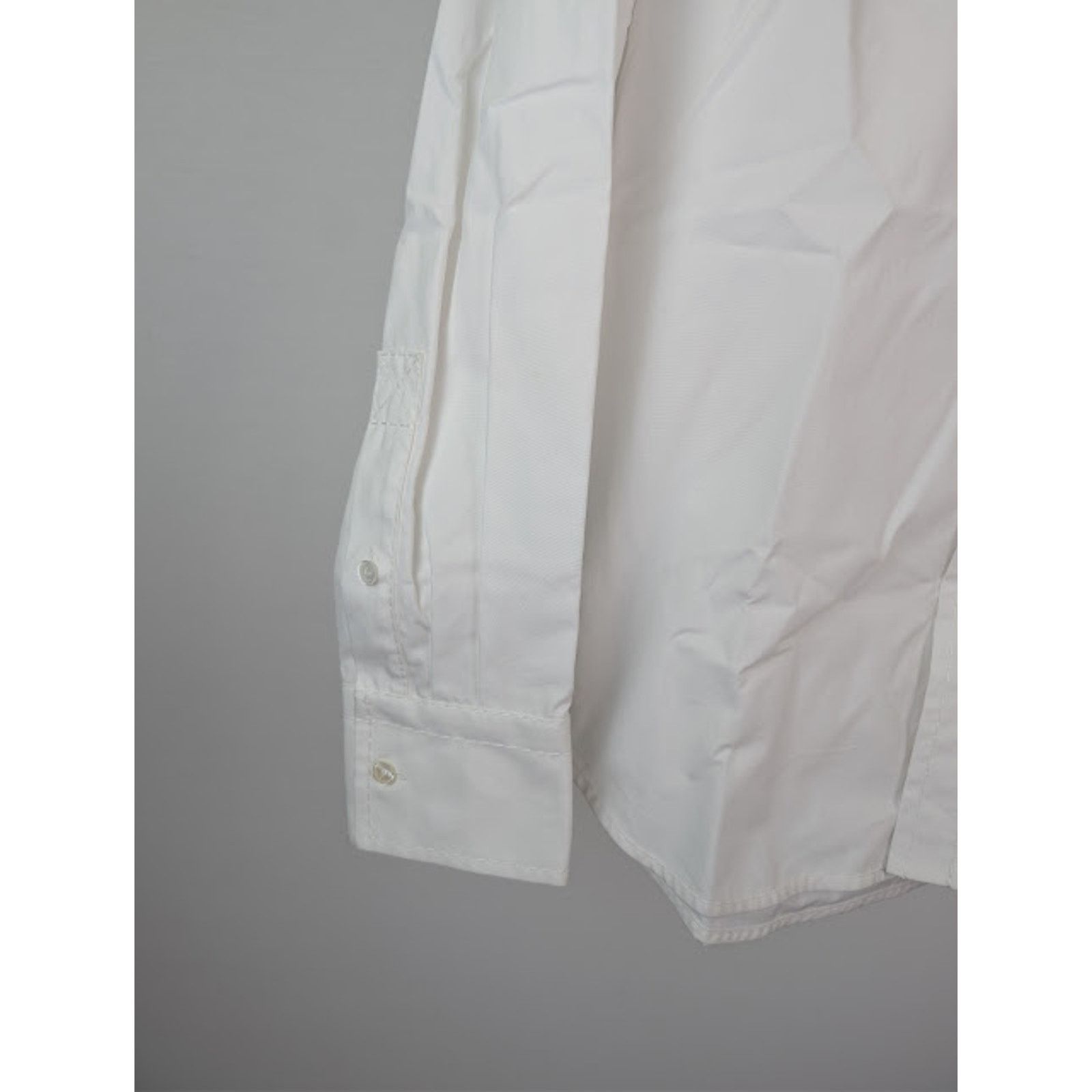Bottega Veneta o1rshd1 Compact Cotton Canvas Shirt in White Size US M / EU 48-50 / 2 - 5 Thumbnail