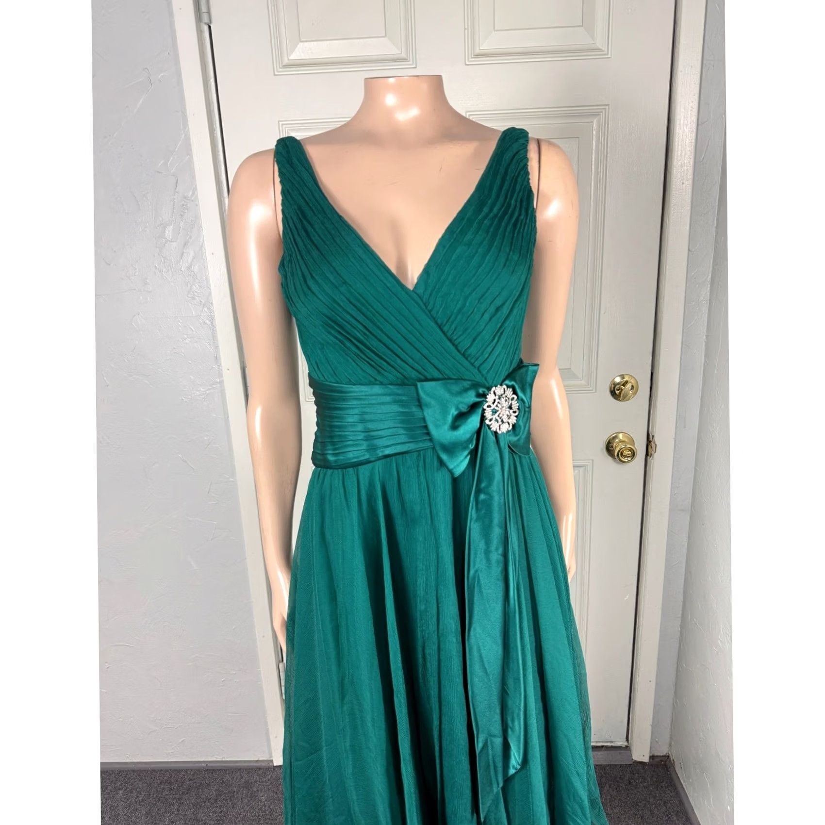 Vintage Tadashi Shoji Collection Dress - Formal Party 2 - Silk Event Gown Size XS / US 0-2 / IT 36-38 - 2 Thumbnail