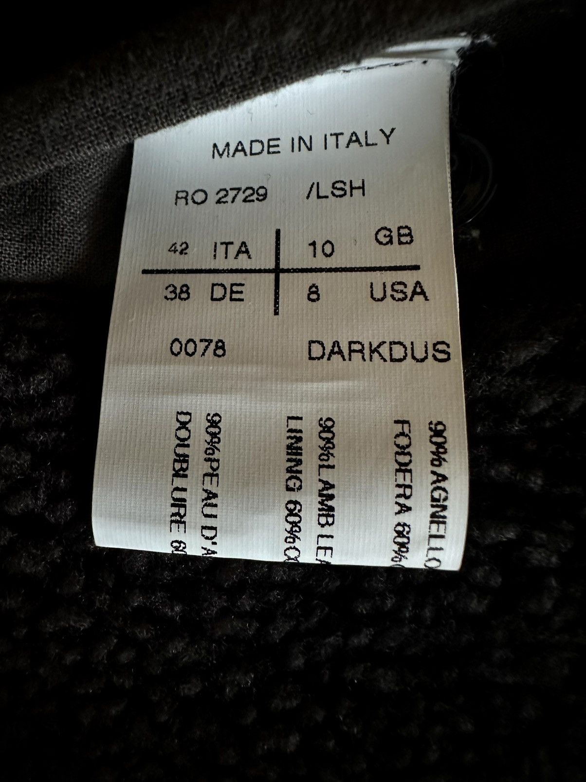 Rick Owens Rick Owens Lambskin Naska Jacket - O&M late 2000’ Size M / US 6-8 / IT 42-44 - 8 Thumbnail