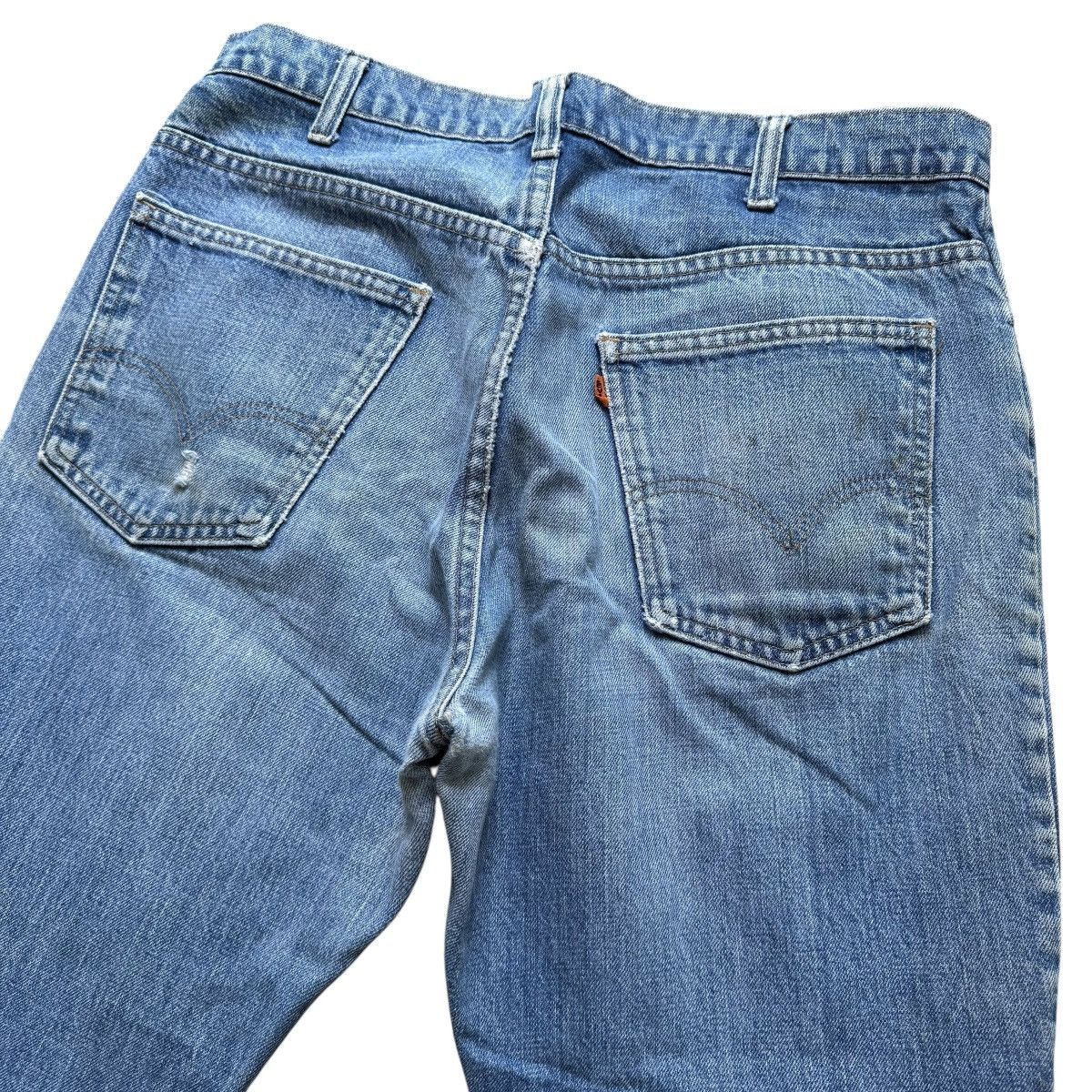 Levi's vintage 60s 70s Levis Orange Tab flared distressed jeans Size US 34 / EU 50 - 4 Thumbnail