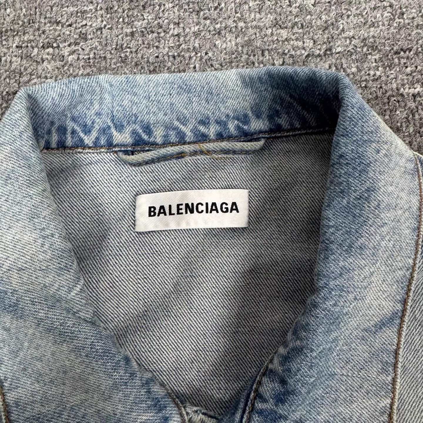 Balenciaga Balenciaga double B rainbow light blue denim 34 Size XXS / US 00 / IT 34 - 6 Thumbnail