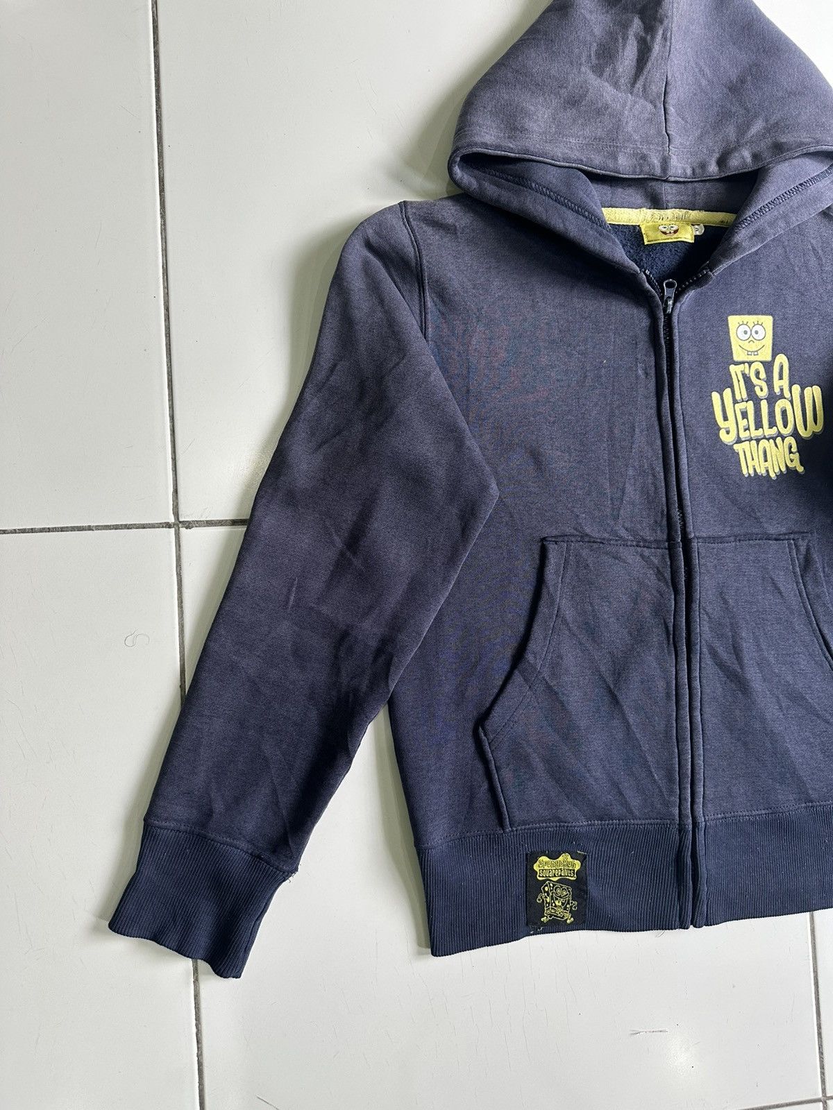 Nickelodeon × Vintage Vintage Spangebord around town Zip up Faded hoodie Size US M / EU 48-50 / 2 - 3 Thumbnail