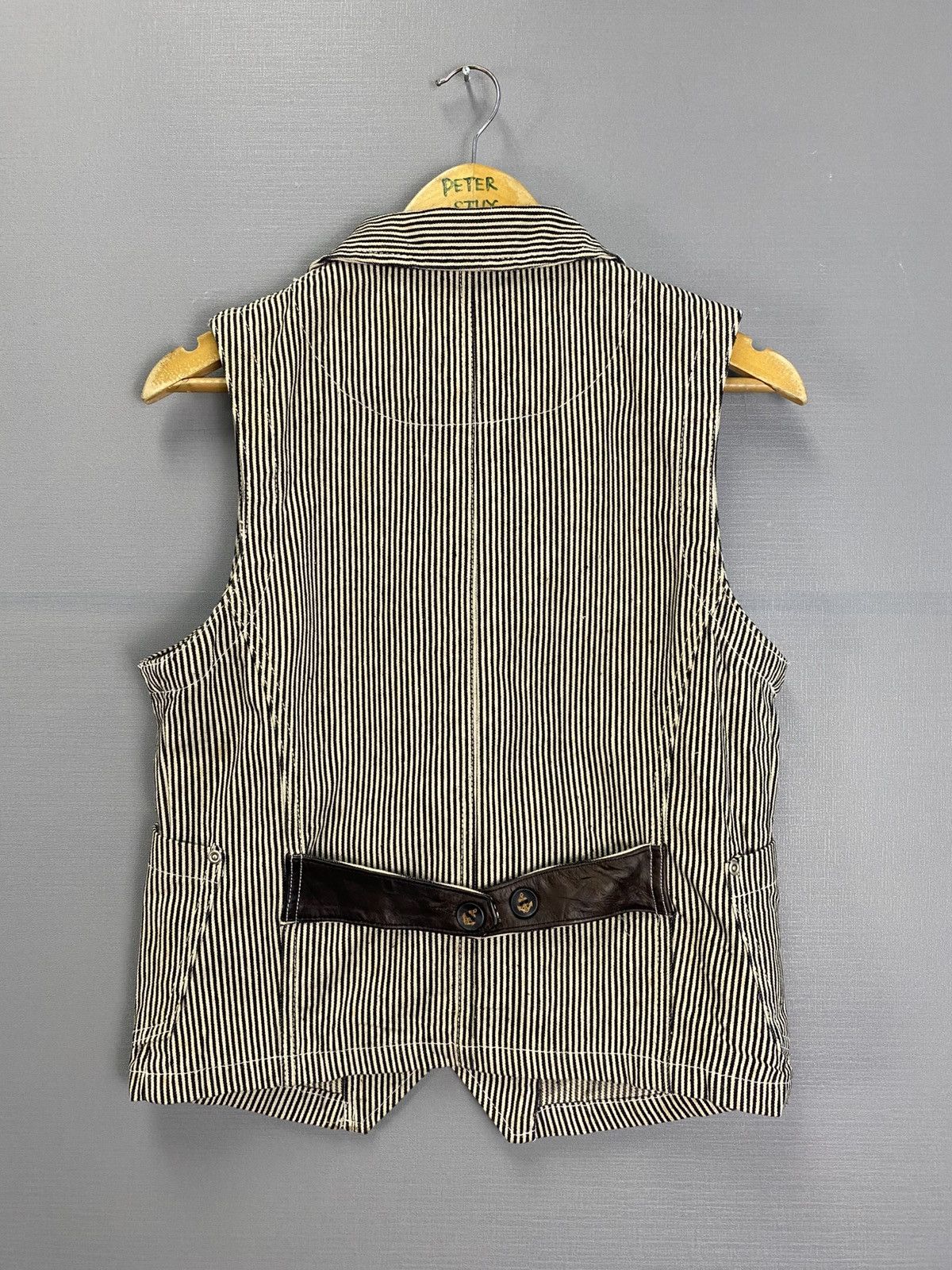 Japanese Brand × Vintage Vintage Hikory Vest by Collective Size US XS / EU 42 / 0 - 2 Thumbnail