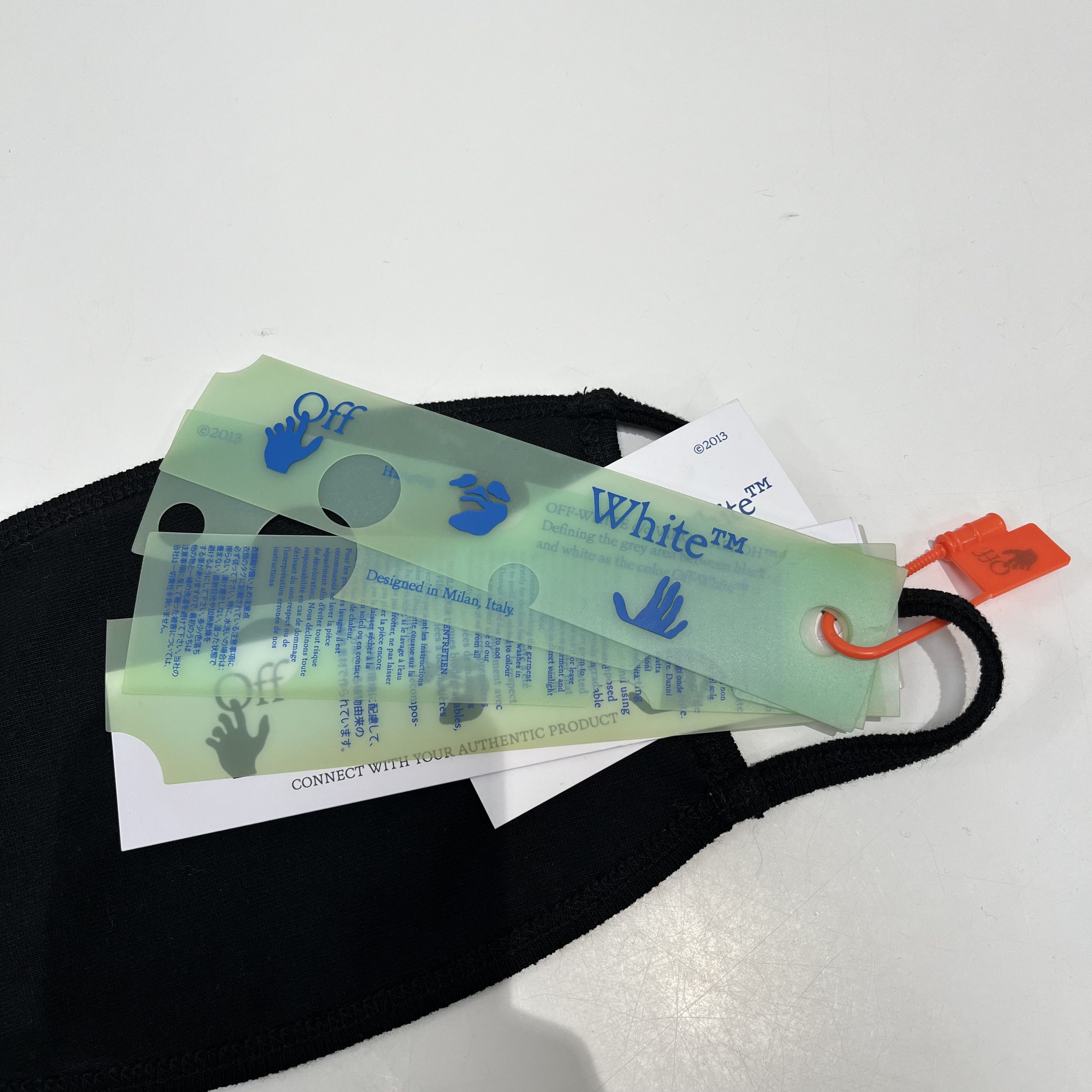 Off-White Off-White Logo Face Mask Black Size ONE SIZE - 10 Thumbnail