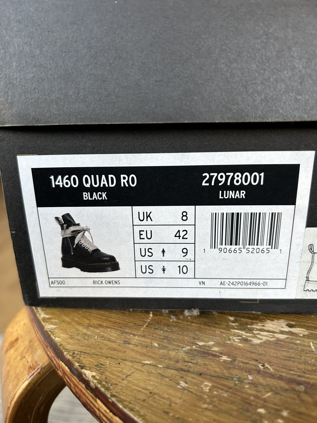 Dr. Martens × Rick Owens Dr Martens x Rick Owens Boots UK 8 Jumbo Lace Size US 9 / EU 42 - 8 Thumbnail