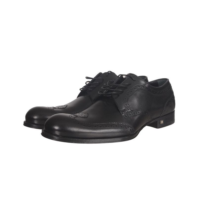 Louis Vuitton Louis Vuitton Stylish Black Casual Leather Shoes 0079 Size US 8.5 / EU 41-42 - 1 Thumbnail