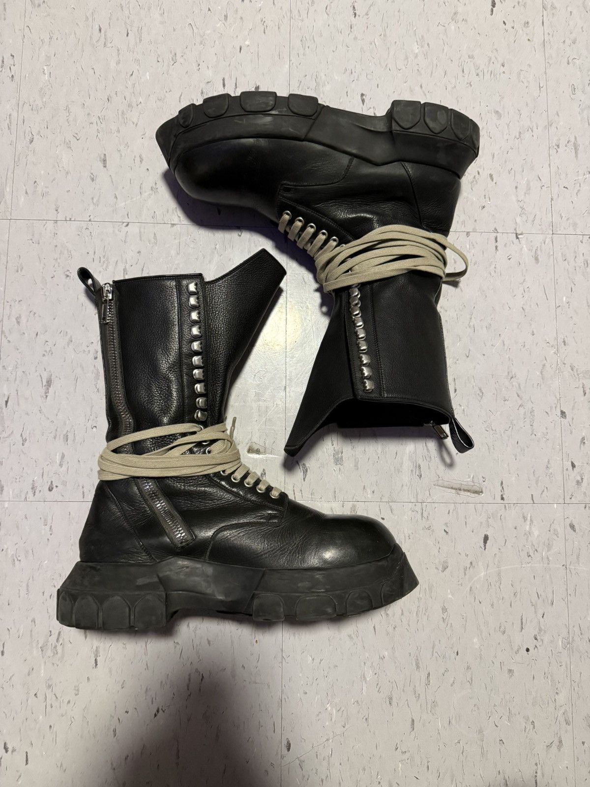Rick Owens Rick Owens Tractor Lace-Up Boots Size US 10 / EU 43 - 2 Thumbnail