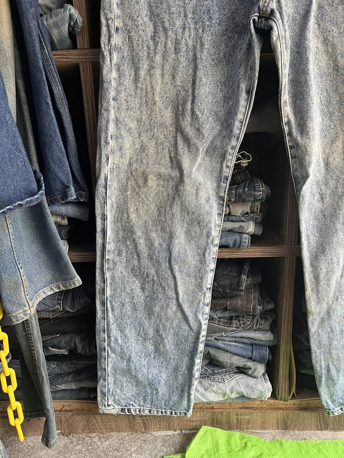 PHENOMENON 🔥Rare Phenomenon Color Bleach Denim Size US 37 - 5 Thumbnail