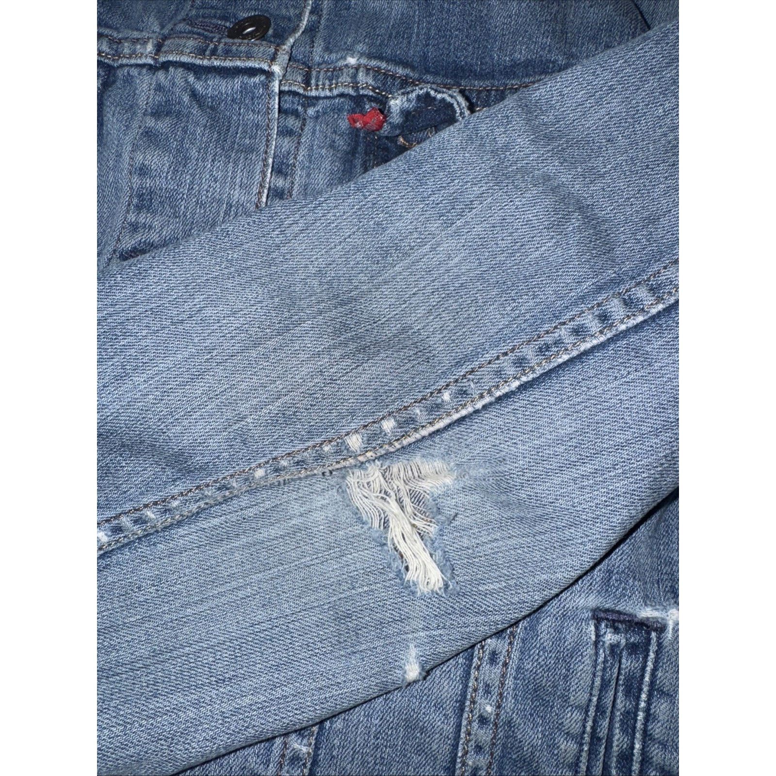 Levi's × Vintage Women’s Levi’s San Francisco Denim Trucker Jacket Blue L Size L / US 10 / IT 46 - 4 Thumbnail