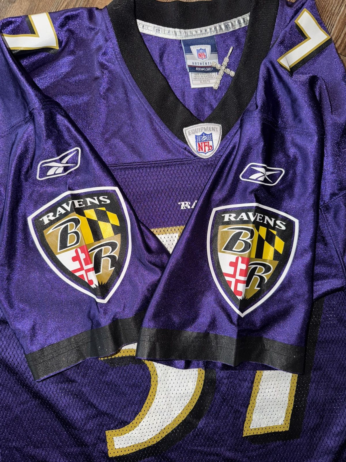 Reebok Vintage Baltimore Ravens Bart Scott NFL Reebok jersey purple Size US XL / EU 56 / 4 - 5 Thumbnail