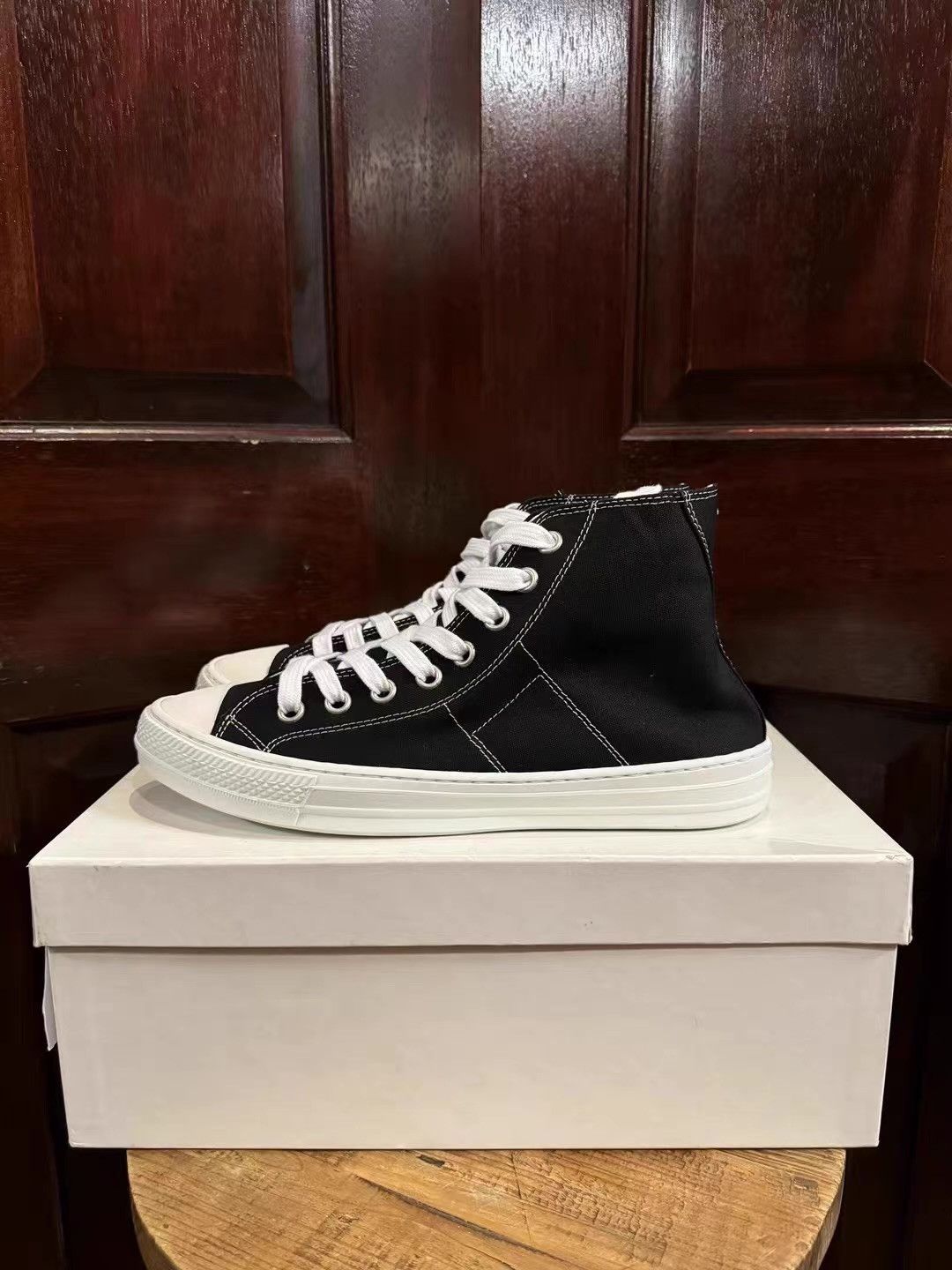 Maison Margiela Maison Margiela Stereotype High‑Top Canvas Sneakers Ｑ25 Size US 7 / EU 40 - 2 Thumbnail