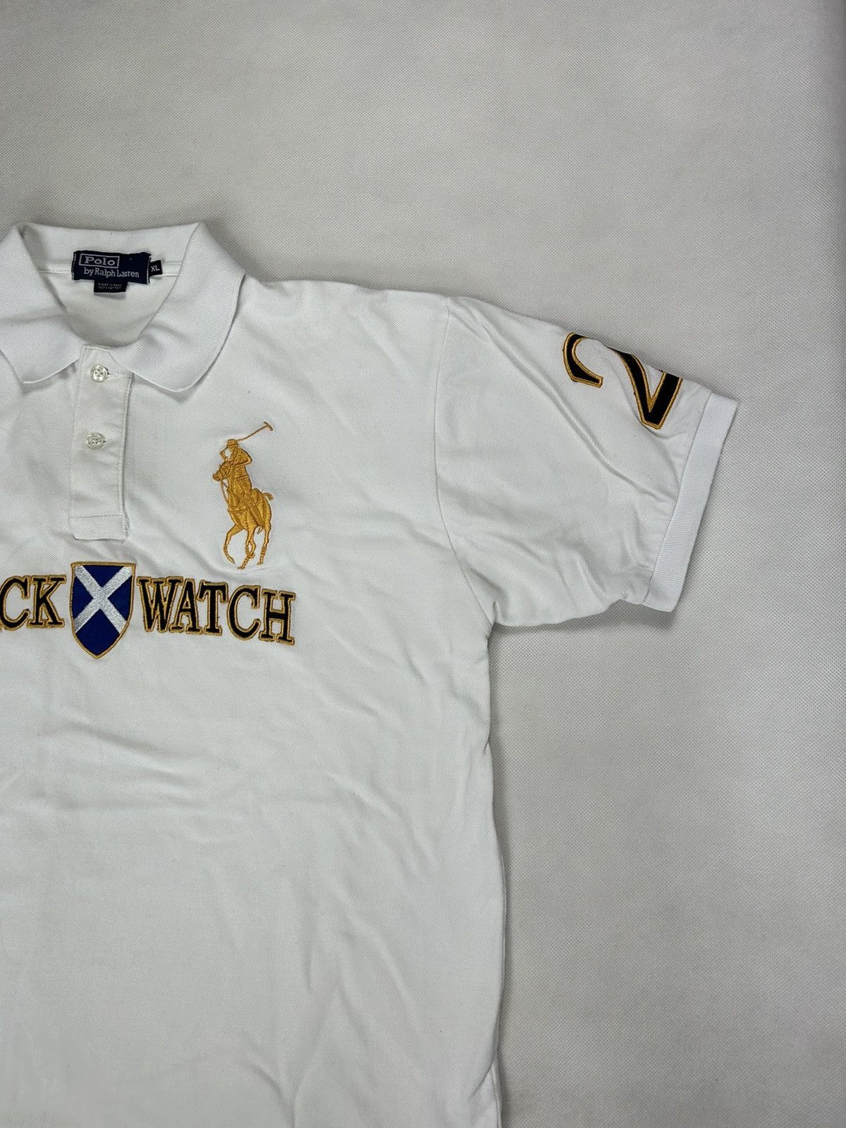 Polo Ralph Lauren × Vintage 🏇 Polo Ralph Lauren Blackwatch vintage polo shirt Size US XL / EU 56 / 4 - 3 Thumbnail