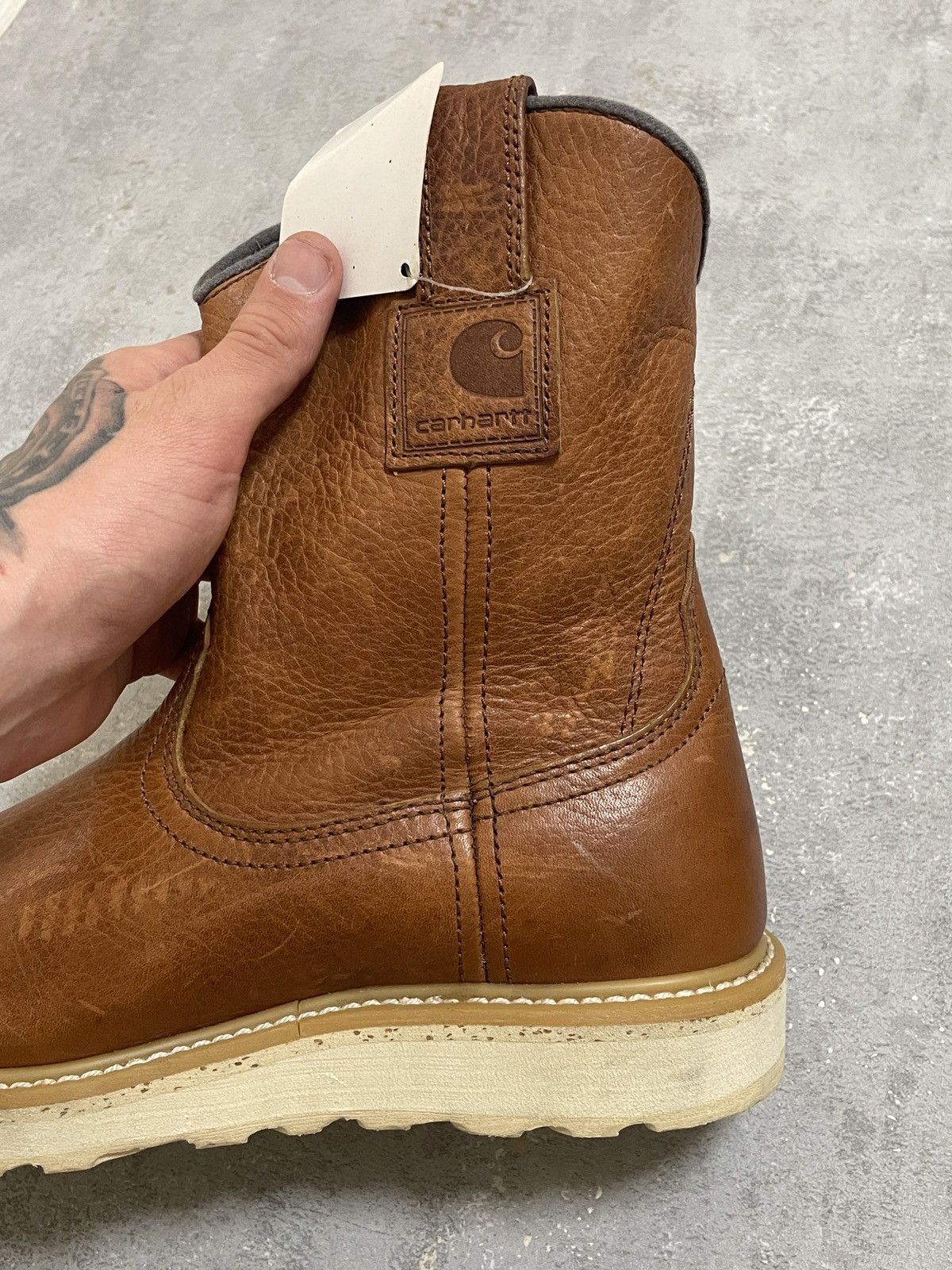 Carhartt Carhartt Steel Toe Leather Work Boots Brown Size 41 Size US 8 / EU 41 - 11 Thumbnail