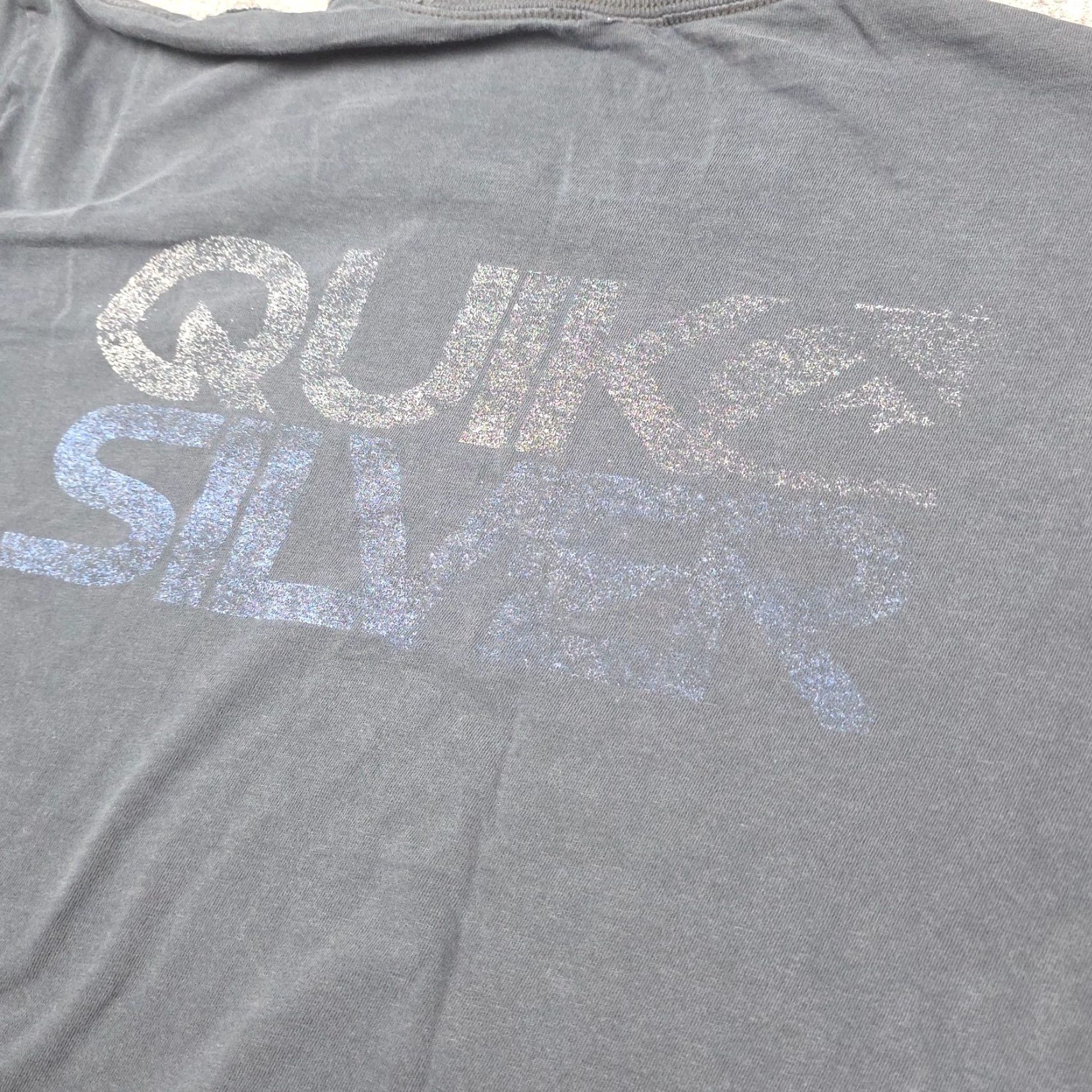 Quiksilver VINTAGE Quiksilver T-Shirt Men’s Small/Medium Black Faded Double Sided Holes Shirts Regular Cotton Crew Neck Short Sleeve 90s Beach Surf USA Y2K Size US S / EU 44-46 / 1 - 3 Thumbnail
