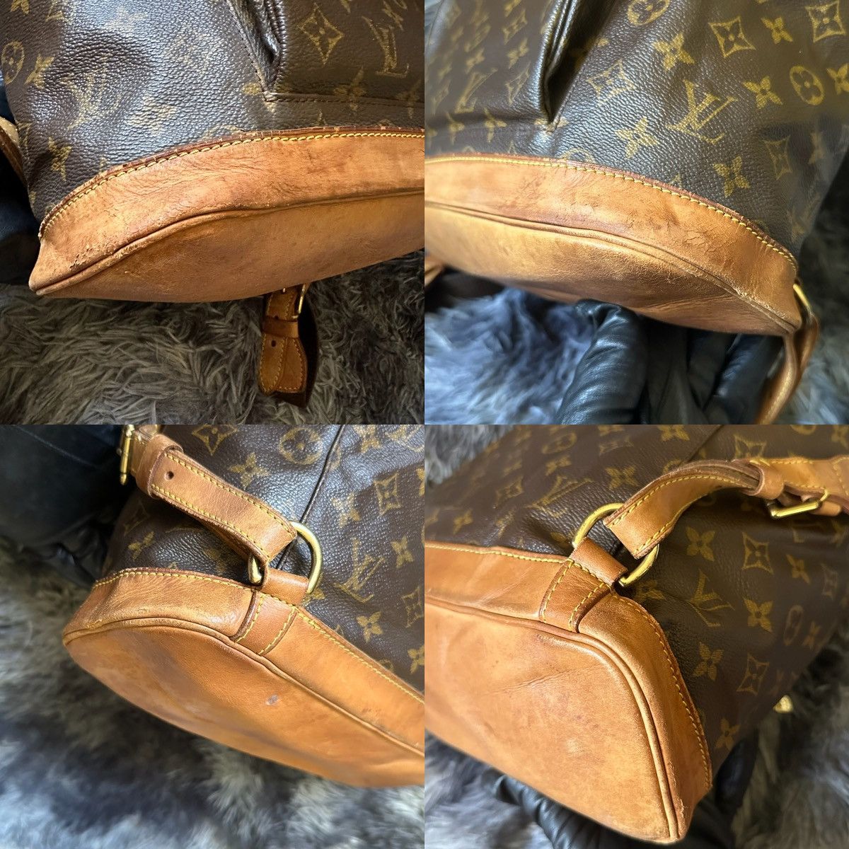 Louis Vuitton Louis Vuitton Montsouris GM Backpack Monogram Canvas Size ONE SIZE - 20 Thumbnail