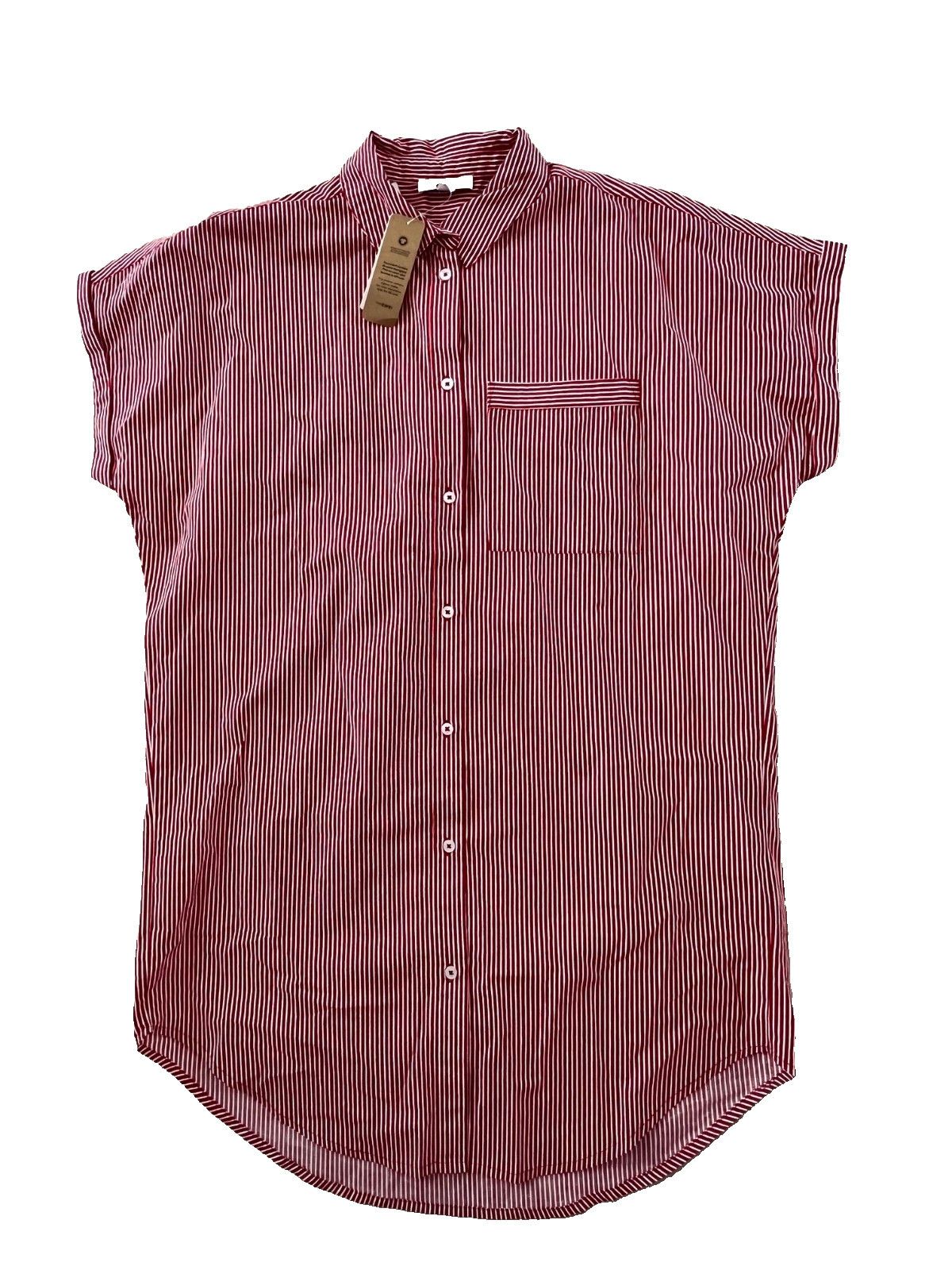 Other Etam Solea Liquette Coast Stripe Sleep Chemise Red ( S ) Size S / US 4 / IT 40 - 1 Thumbnail