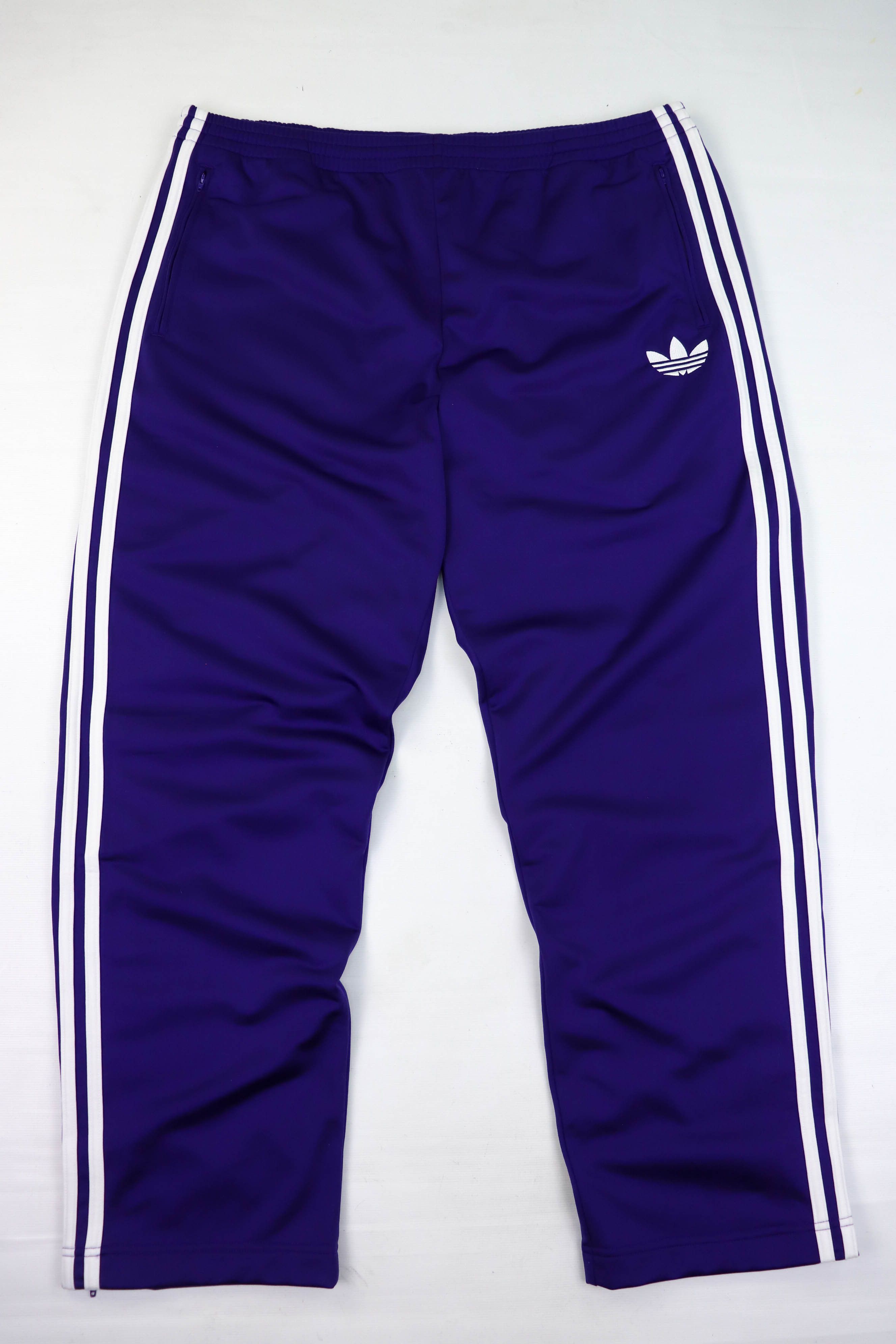 Adidas Adidas 2011 Vintage Three Stripes Purple Track Pants Size US 36 / EU 52 - 1 Thumbnail