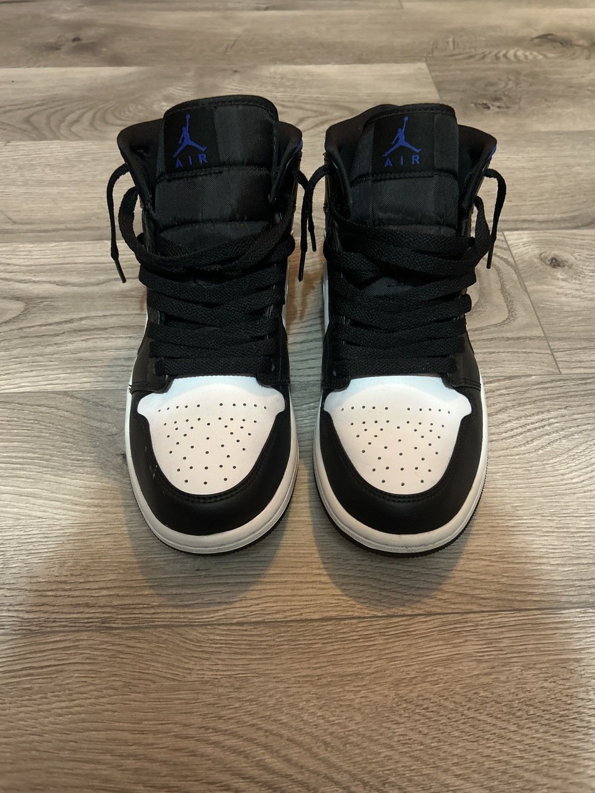 Jordan Brand Jordan 1s mid white/racer blue-black Size US 8.5 / EU 41-42 - 3 Thumbnail