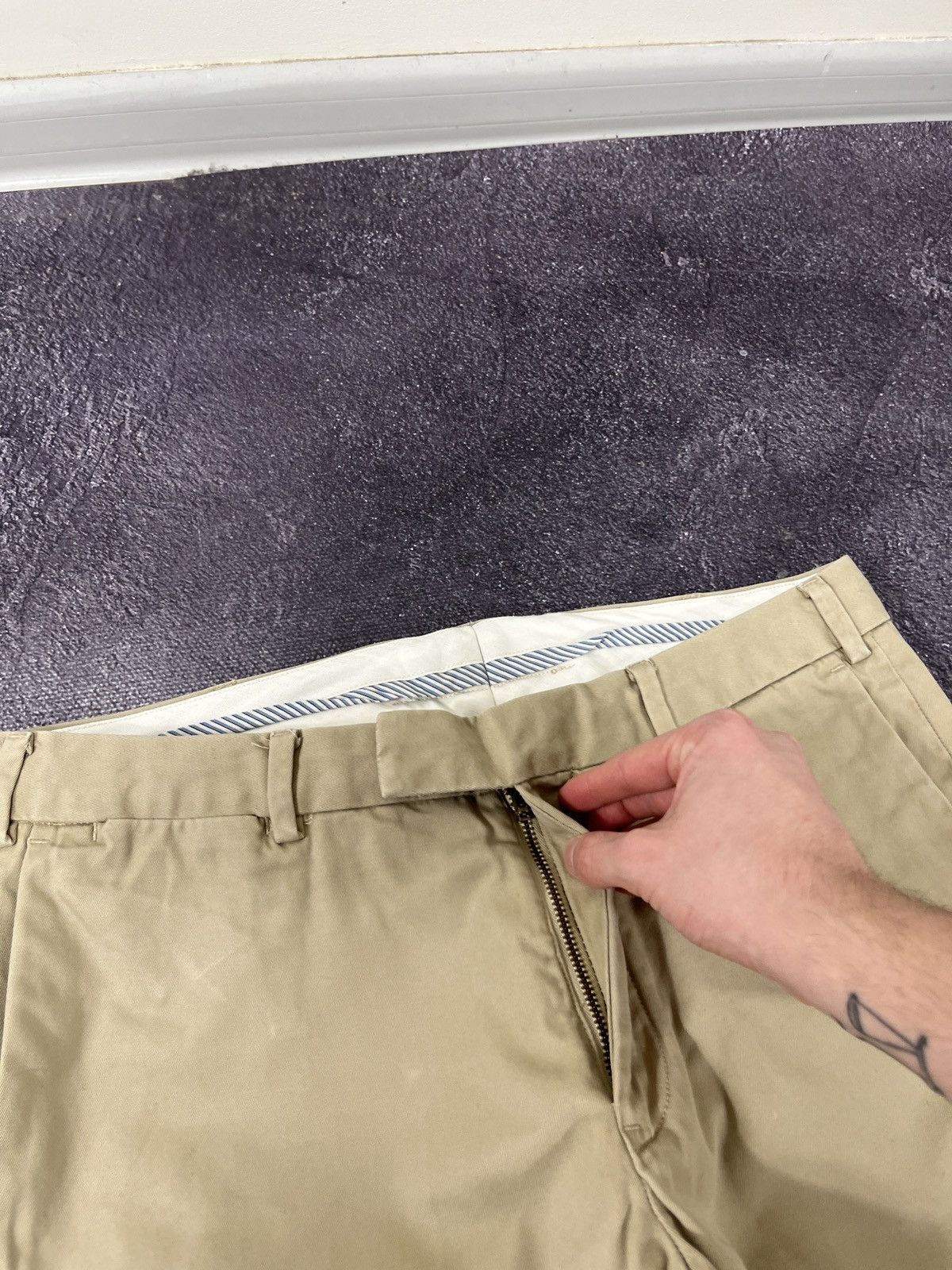 Polo Ralph Lauren Vintage Polo Ralph Lauren Slim Straight Fit Chino Pants Size US 31 - 12 Thumbnail