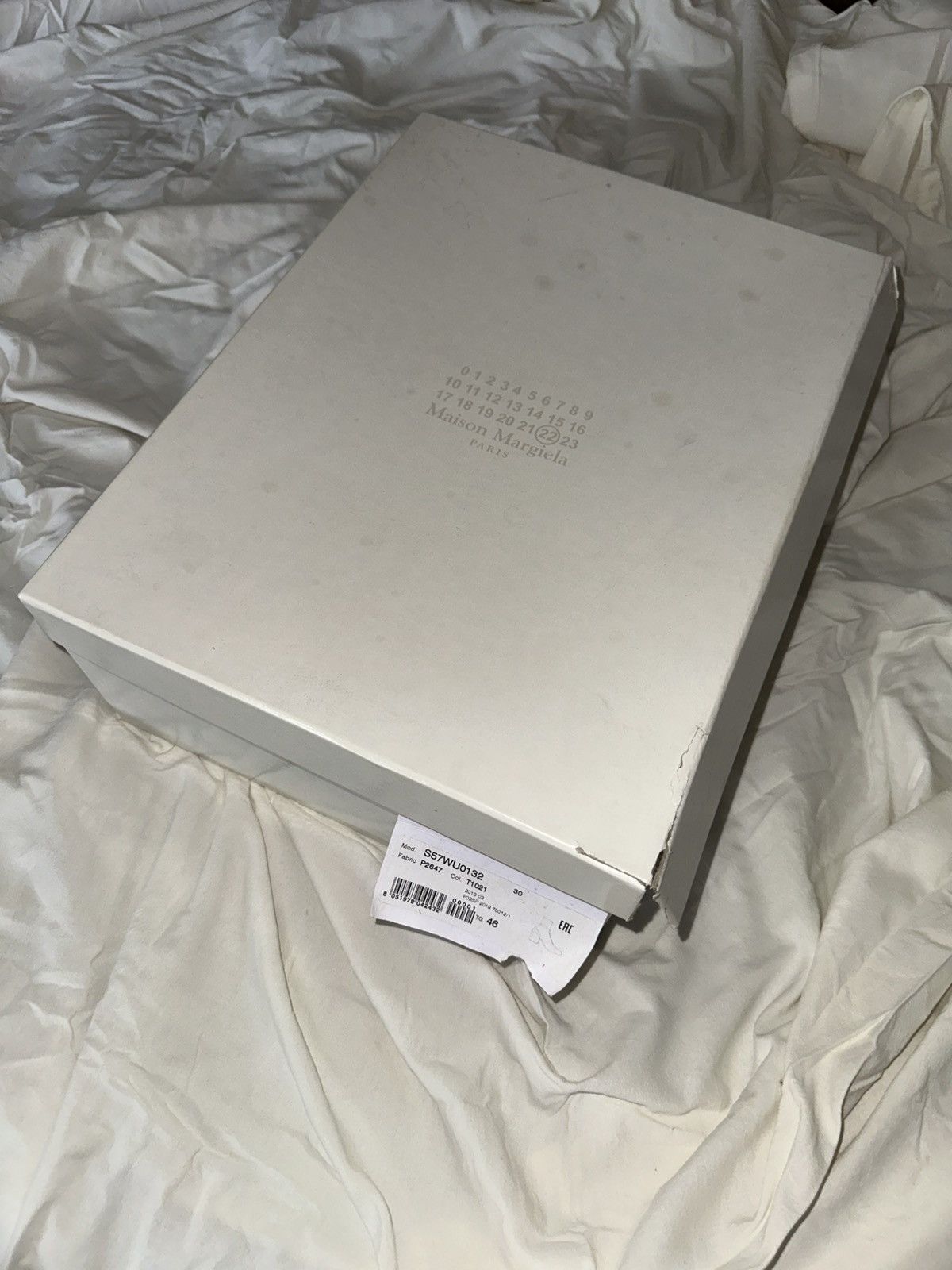Maison Margiela FINAL DROP SSENSE EXCLUSIVE Painted Tabi Boots Size US 13 / EU 46 - 10 Thumbnail