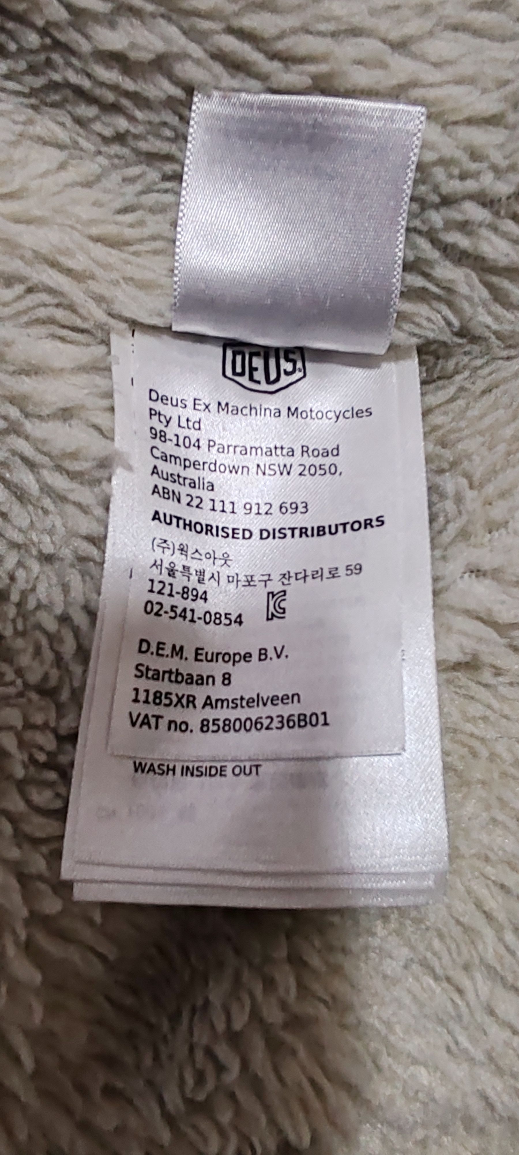 Deus Ex Machina Veste Vintage Bleu Deus Ex Machina- 747Ronald Tg:S Size US S / EU 44-46 / 1 - 24 Thumbnail